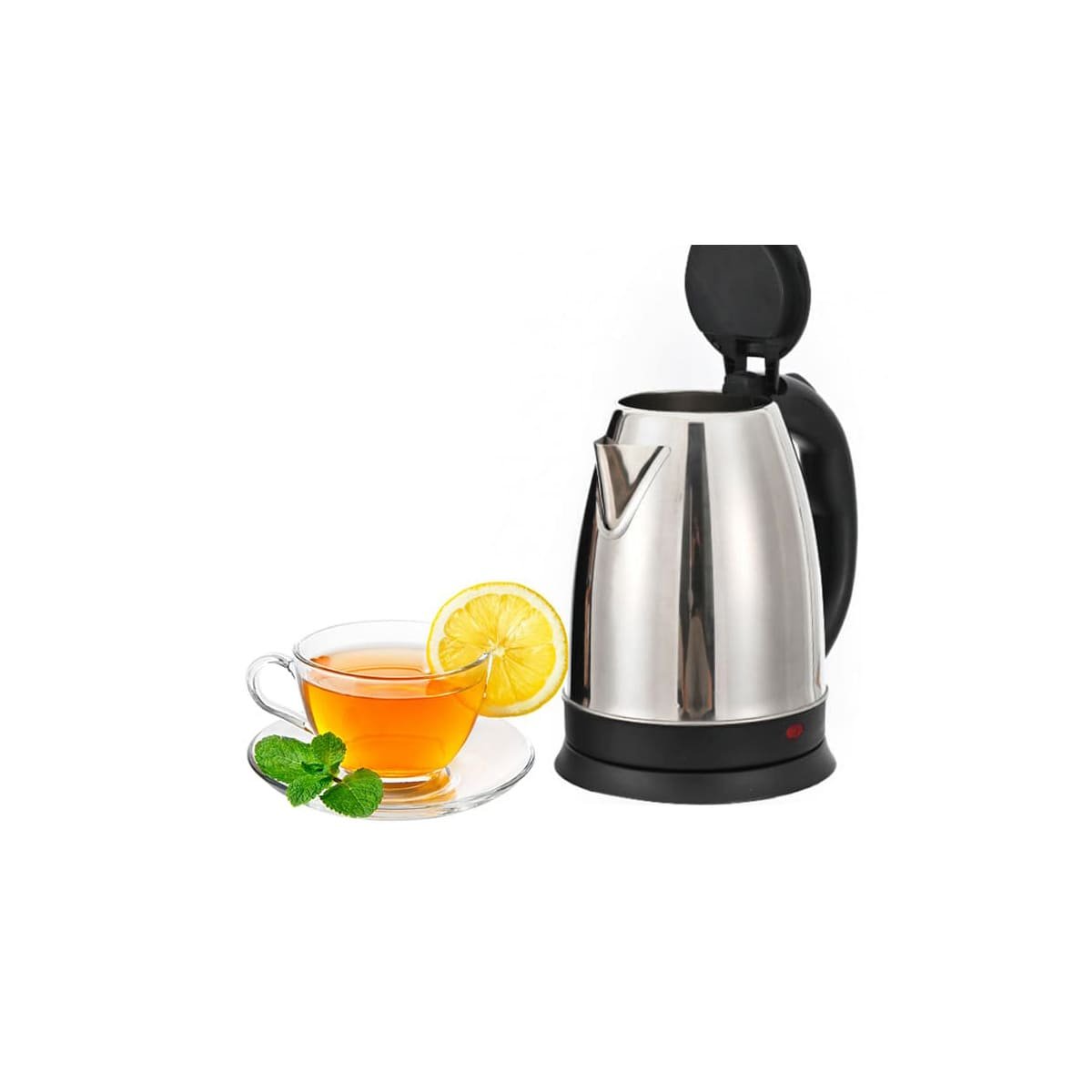 PACK4 MAQUINA DE COCINA PARA CALENTAR AGUA 2LT PLATEADO Y+PAPEL REGALO - 3