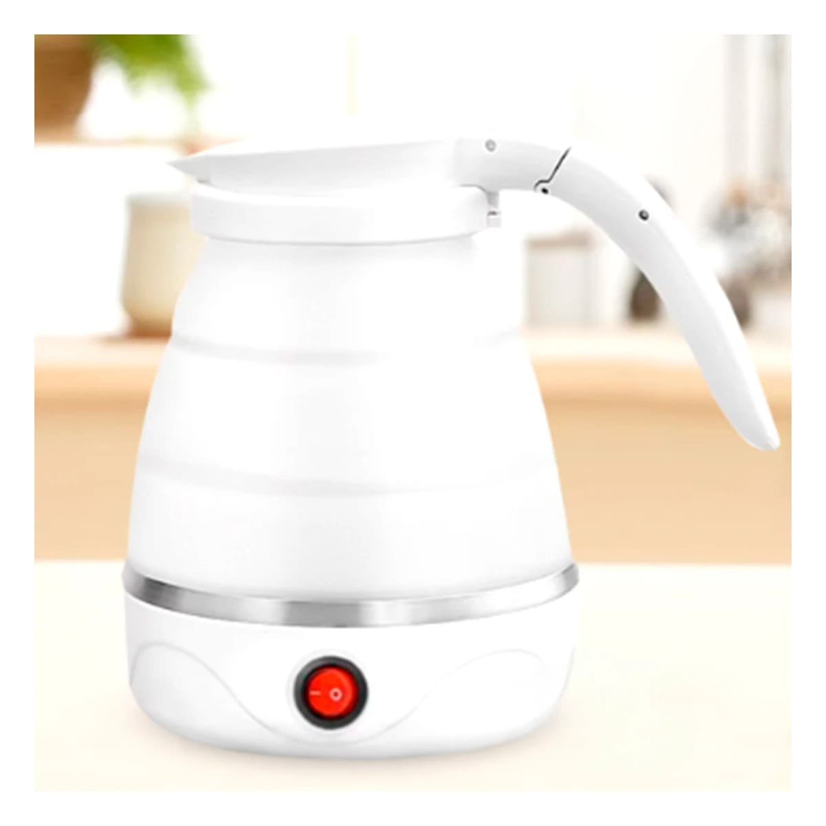 PACK2 HERVIDOR MULTIFUNCIONAL ELECTRICO PLEGABLE 600ML BLANCO - 2