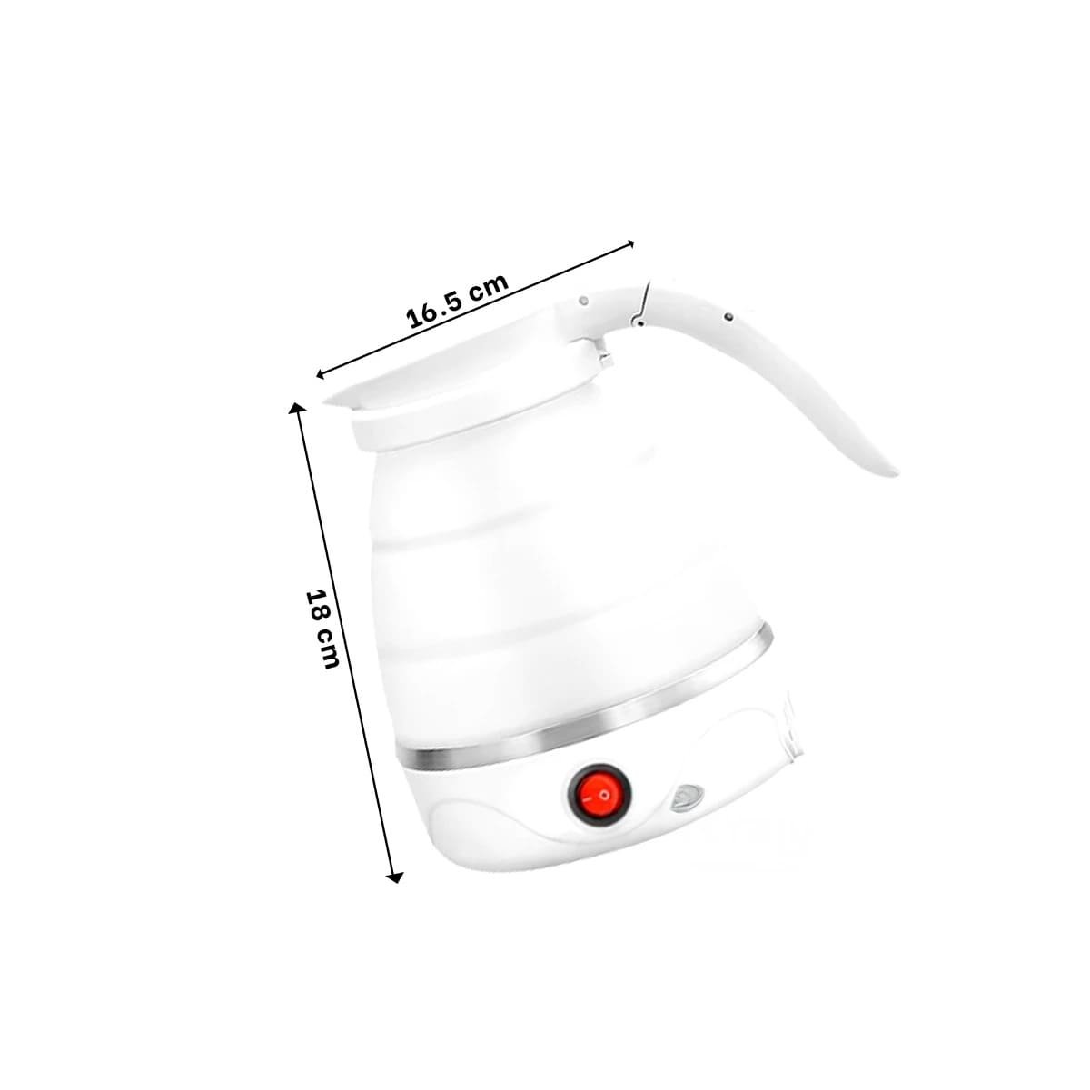 PACK2 HERVIDOR MULTIFUNCIONAL ELECTRICO PLEGABLE 600ML BLANCO - 4