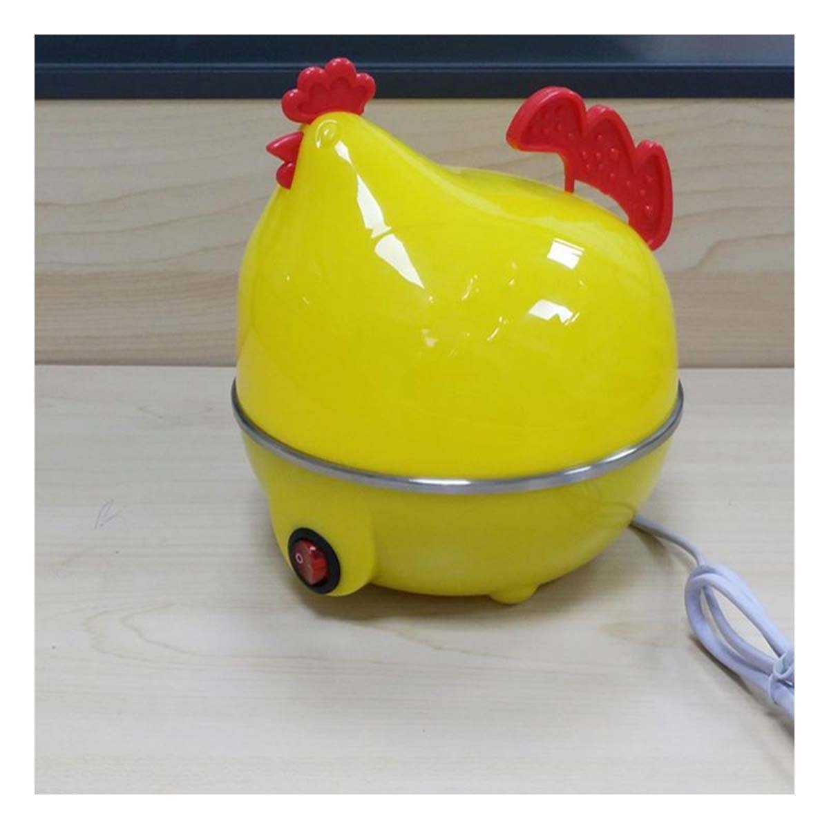 PACK6 ELECTRODOMESTICO COMPACTO GALLINA DE HUEVOS AMARILLO Y+PAPEL REGALO - 2