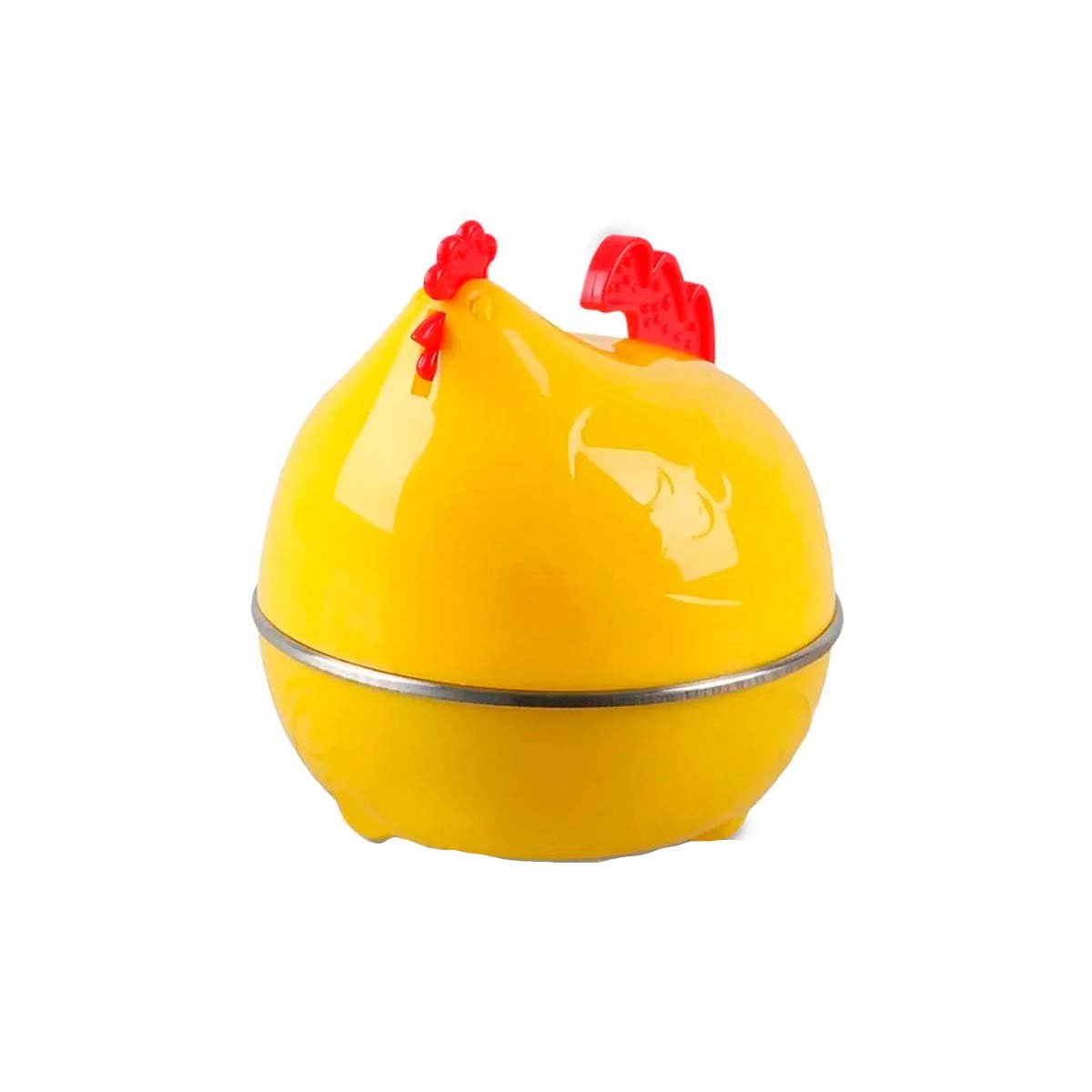 PACK12 OLLA MODERNA GALLINA DE HUEVOS AMARILLO ELECTRICA Y+REGALO STICKER - 2