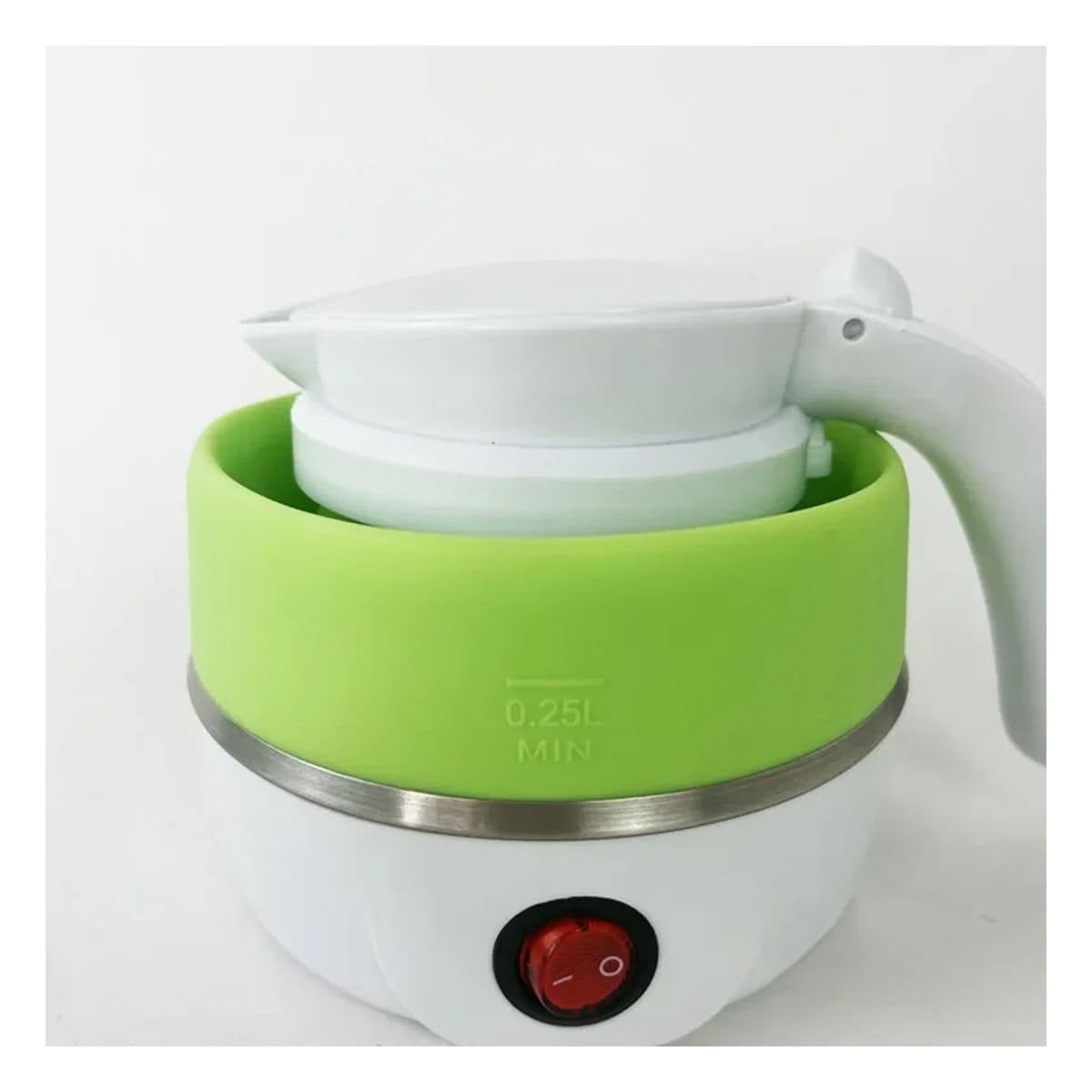 PACK4 TETETERA ELECTRICA PORTATIL PLEGABLE 600ML VERDE PARA COCINA - 3