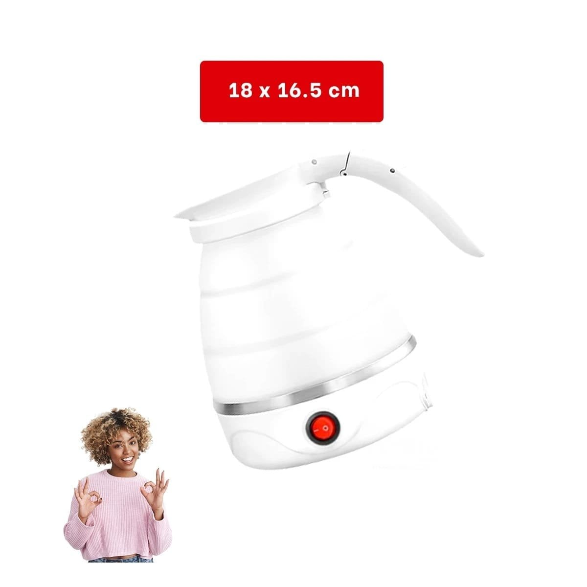 PACK4 TETETERA ELECTRICA PORTATIL PLEGABLE 600ML BLANCO - 4