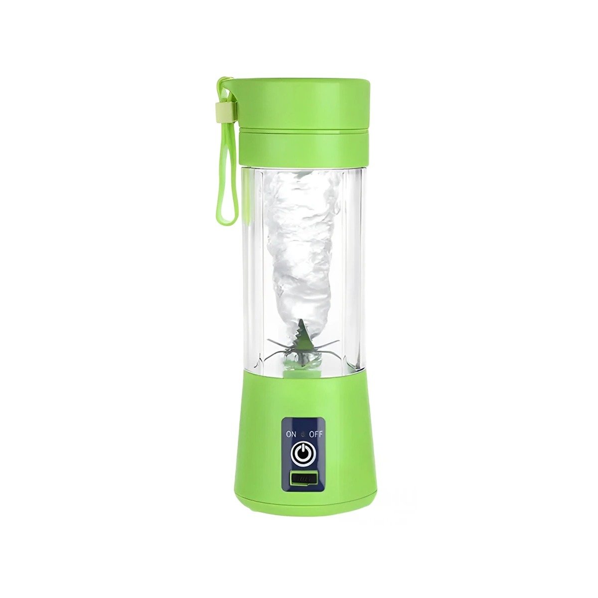 PACK2 BATIDORA MODERNA PORTATIL VERDE PARA JUGOS NATURALES Y+REGALO STICKER - 2