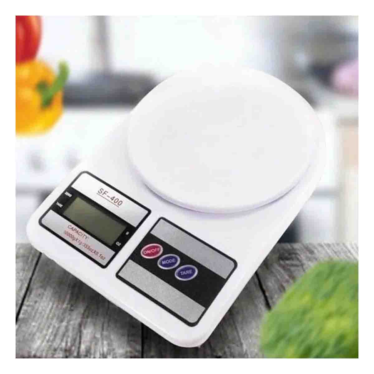 PACK12 PESADORA GRAMERA PARA COCINA Y HOGAR CON TECNOLOGIA DE PRECISION BLANCO Y+PAPEL REGALO - 3