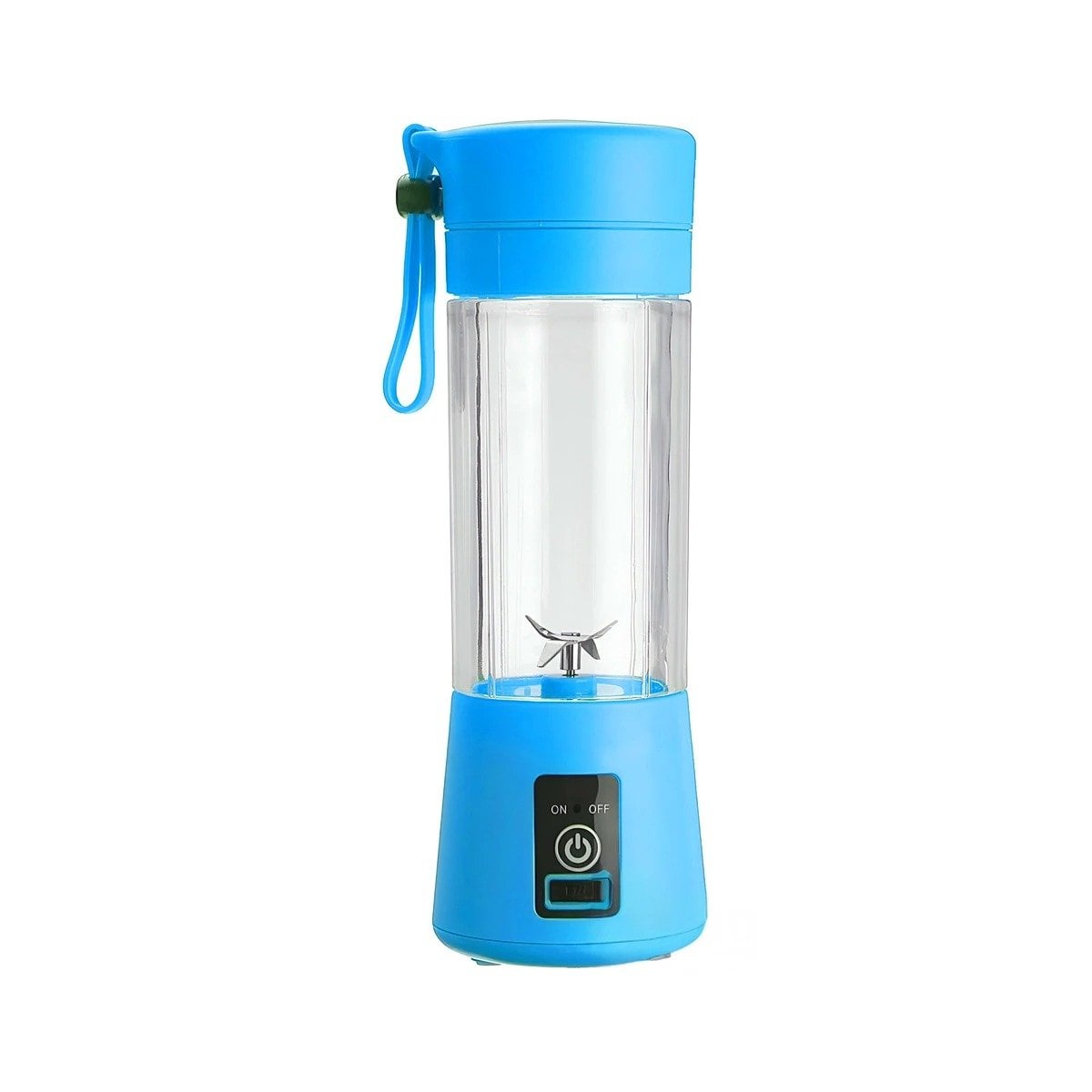 BATIDORA PERSONAL PORTATIL CELESTE PARA SMOOTHIES Y+PAPEL REGALO - 1