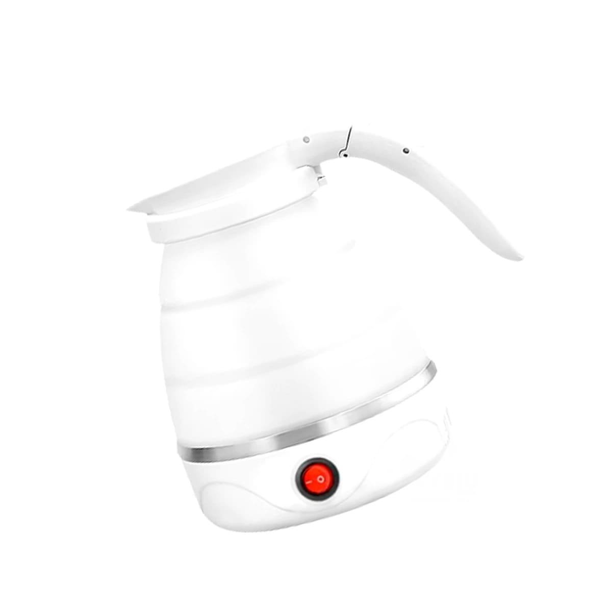 PACK2 OLLA ELECTRICA PORTATIL DE SILICONA 600ML BLANCO Y+REGALO STICKER - 2