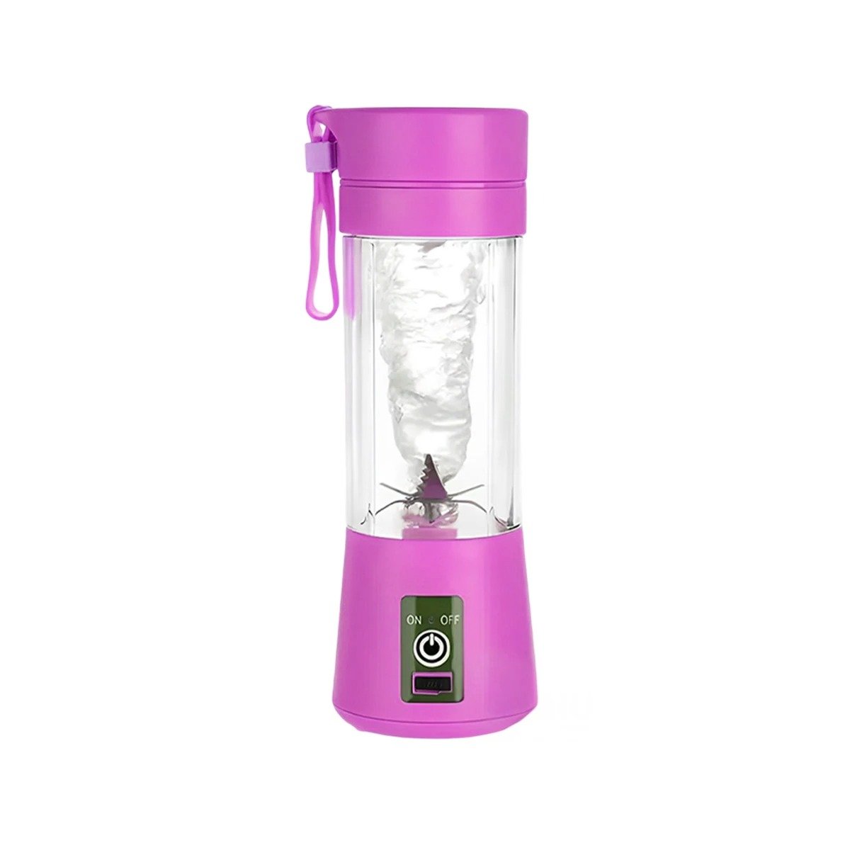 PACK12 MEZCLADORA PERSONAL PORTATIL LILA PARA JUGOS NATURALES Y+REGALO STICKER - 2