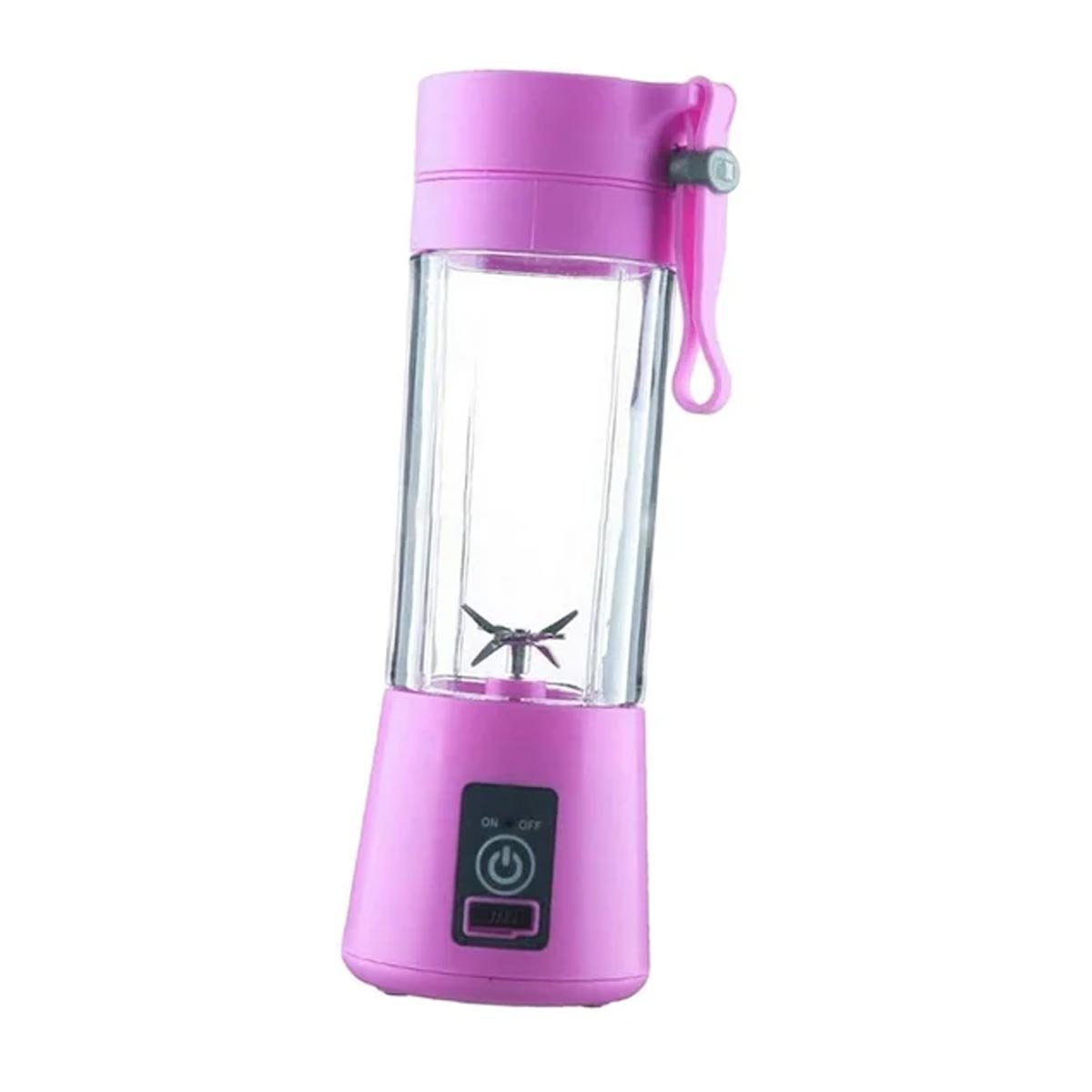 PACK6 LICUADORA COMPACTA PORTATIL LILA ELECTRICA PARA JUGOS Y+REGALO STICKER - 2
