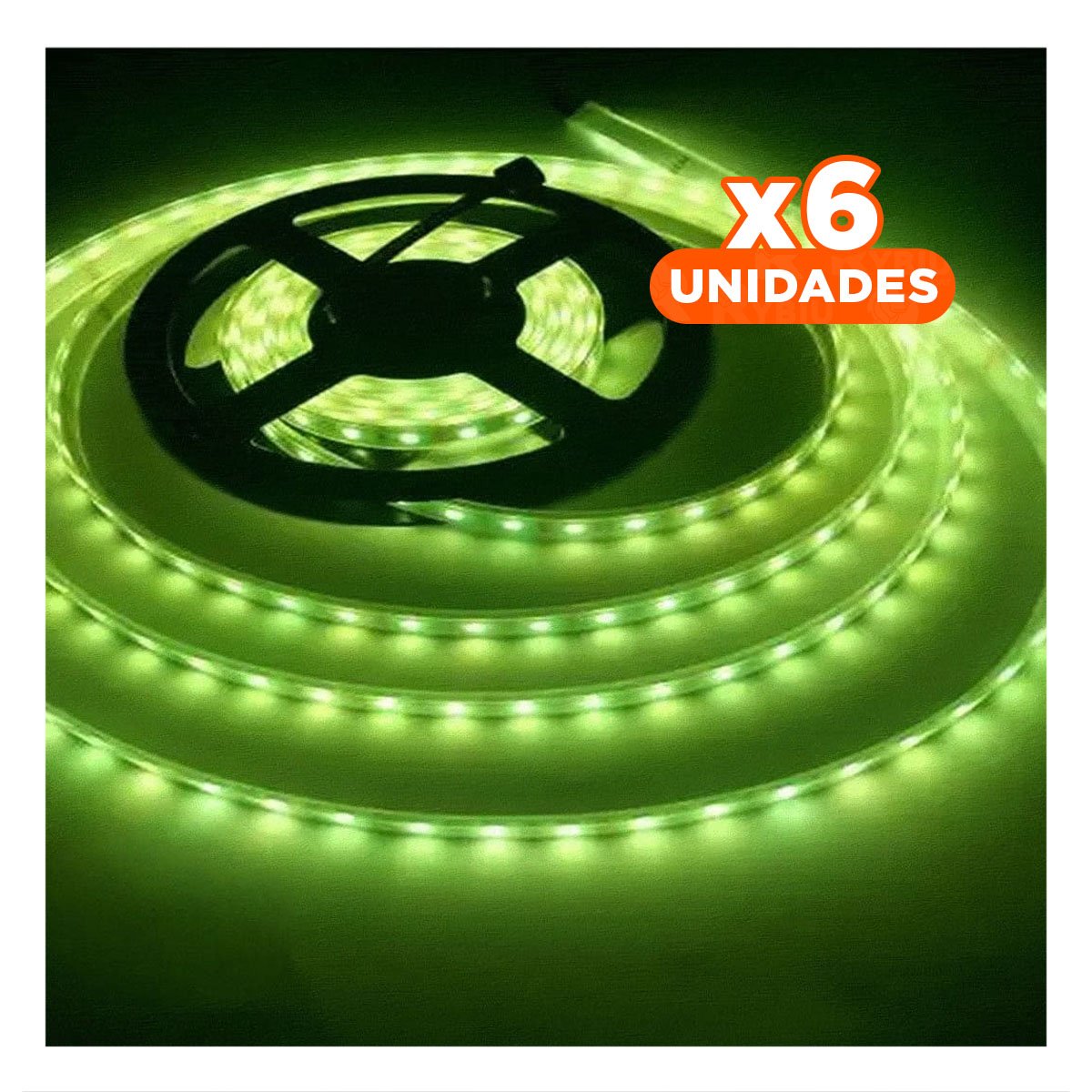 PACK6 BANDAS 5MT LED CON CONTROL PARA ILUMINACION COCINA COMEDOR Y+REGALO STICKER - 1