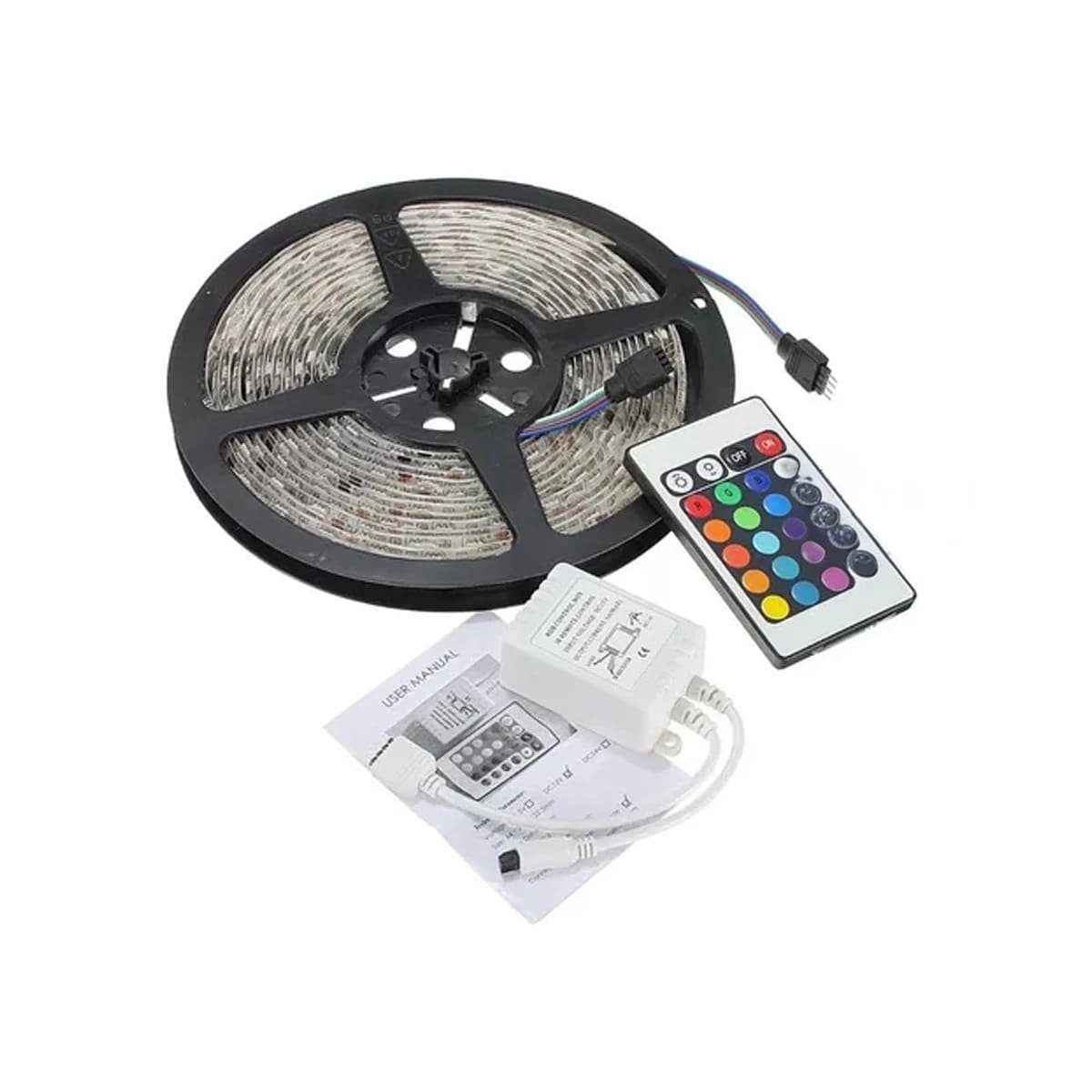 PACK6 BANDAS 5MT LED CON CONTROL PARA ILUMINACION COCINA COMEDOR Y+REGALO STICKER - 2