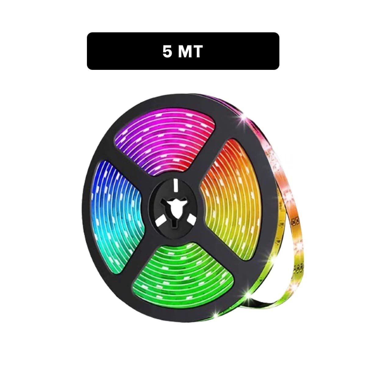 PACK2 CUERDAS 5MT LED CON CONTROL PARA DECORACION SALA DORMITORIO CASA Y+REGALO STICKER - 4