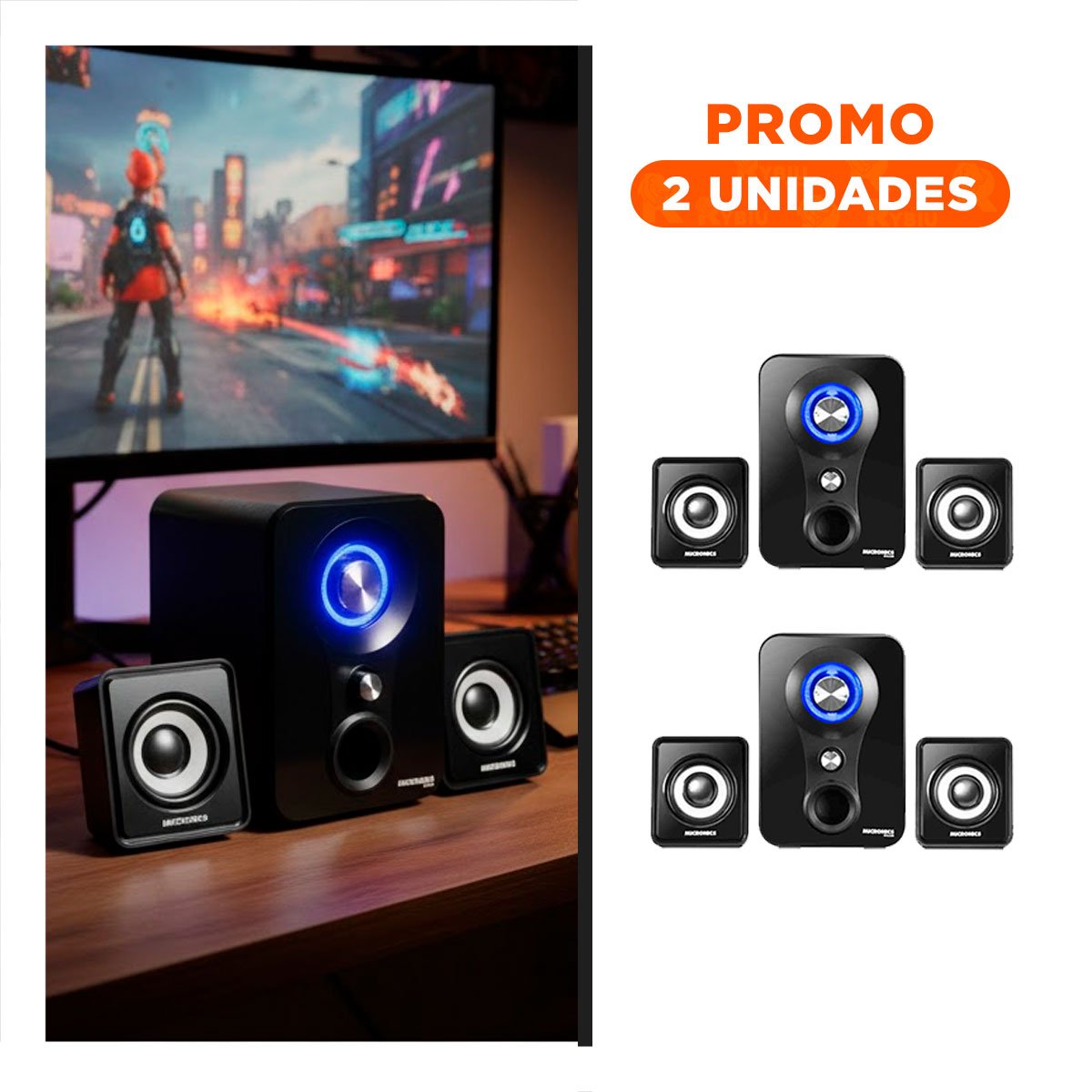 PACK4 REPRODUCTOR MODERNO NEGRO DE PLASTICO CON TECNOLOGIA DE PUNTA Y MAS Y+PAPEL REGALO - 3