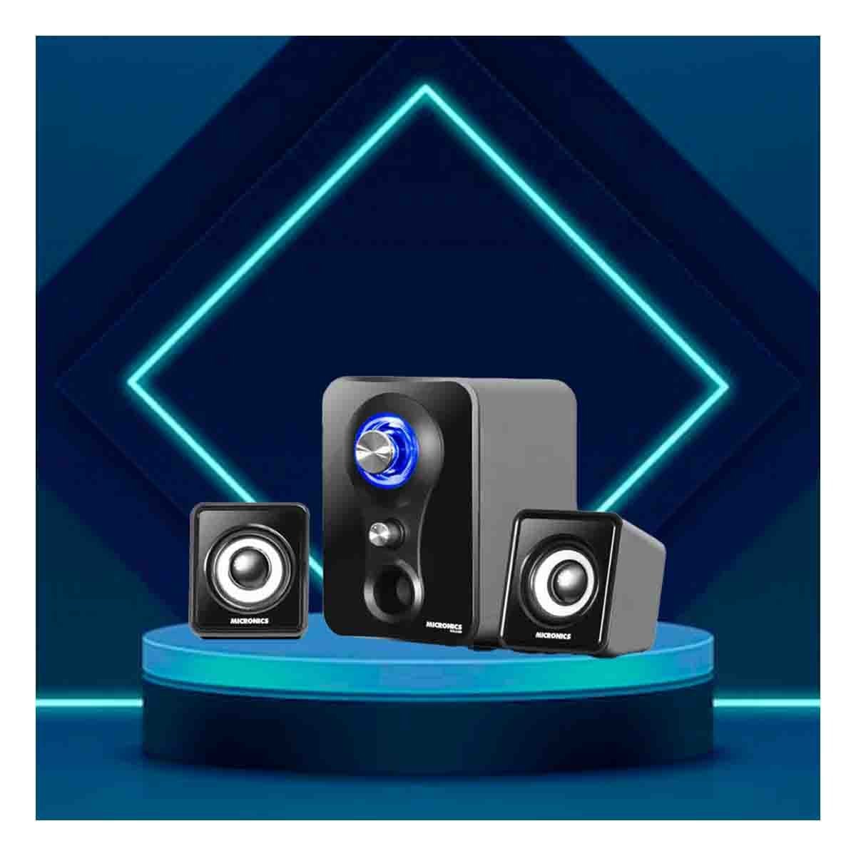 ALTAVOZ POTENTE DE PLASTICO NEGRO CON LUZ LED PARA FIESTAS EN CASA Y+PAPEL REGALO - 4