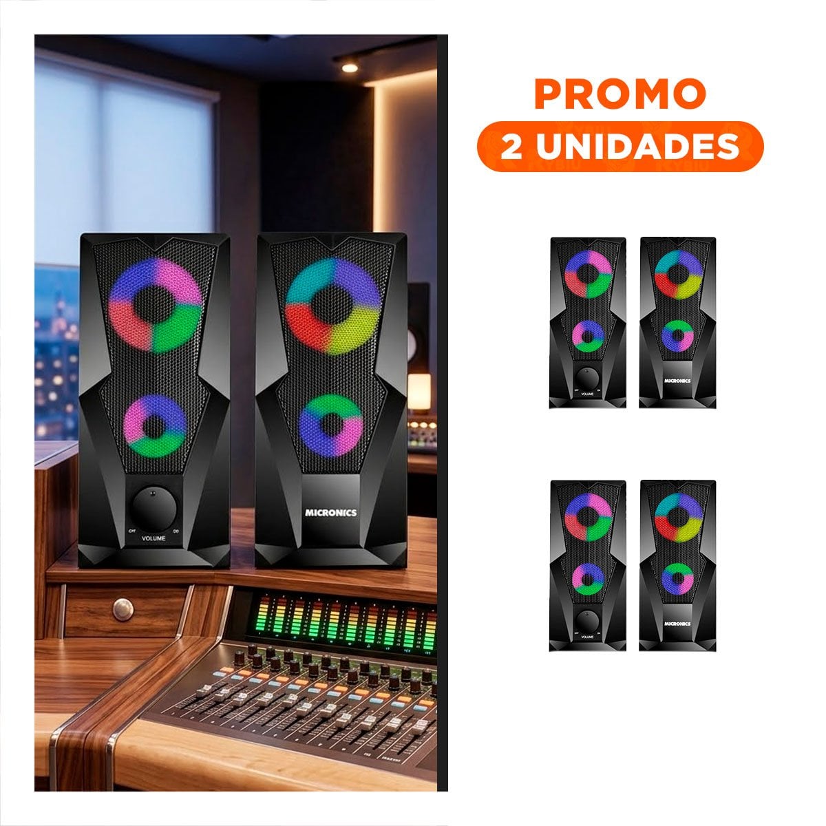 PACK2 REPRODUCTOR NEGRO CON TECNOLOGIA BLUETOOTH PARA EL ESTILO DE VIDA - 1