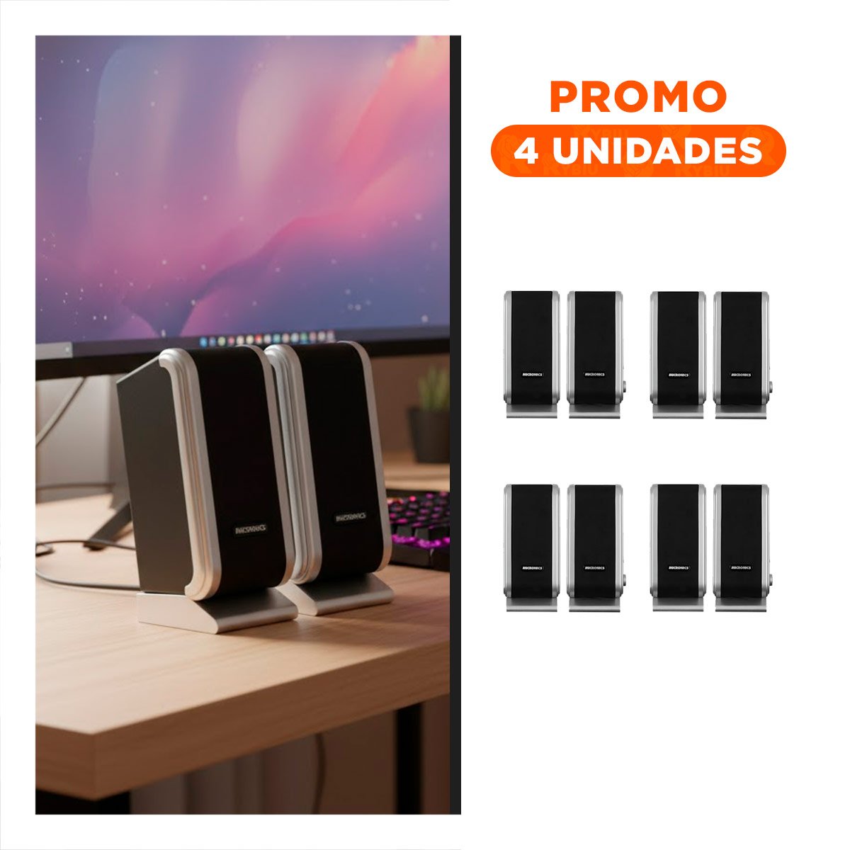 PACK4 DISPOSITIVO DE PLASTICO NEGRO LIVIANO PARA LLEVAR A LA CIUDAD Y+REGALO STICKER - 1