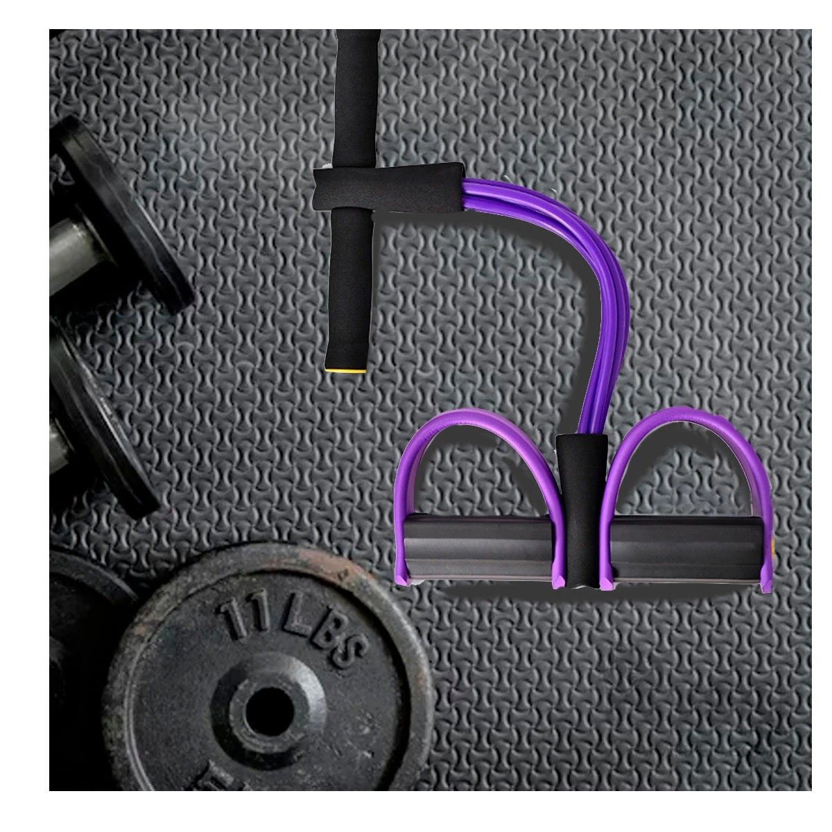 PACK6 LIGA ELASTICO CON PEDAL MORADO Y NEGRO RESISTENTE Y+REGALO STICKER - 3