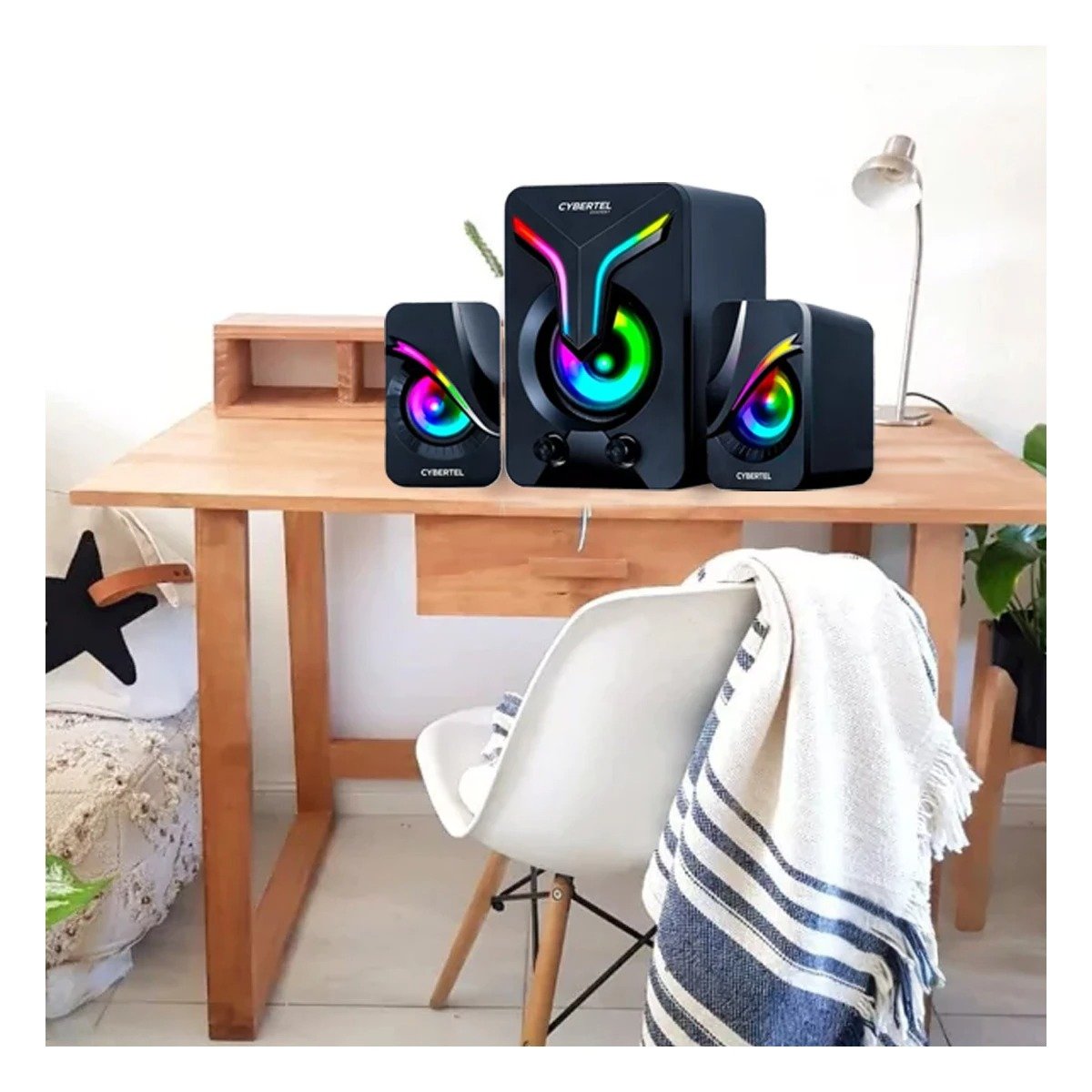 PACK2 SISTEMA DE AUDIO DE PLASTICO NEGRO CON TECNOLOGIA DE GRAN ESTILO - 2