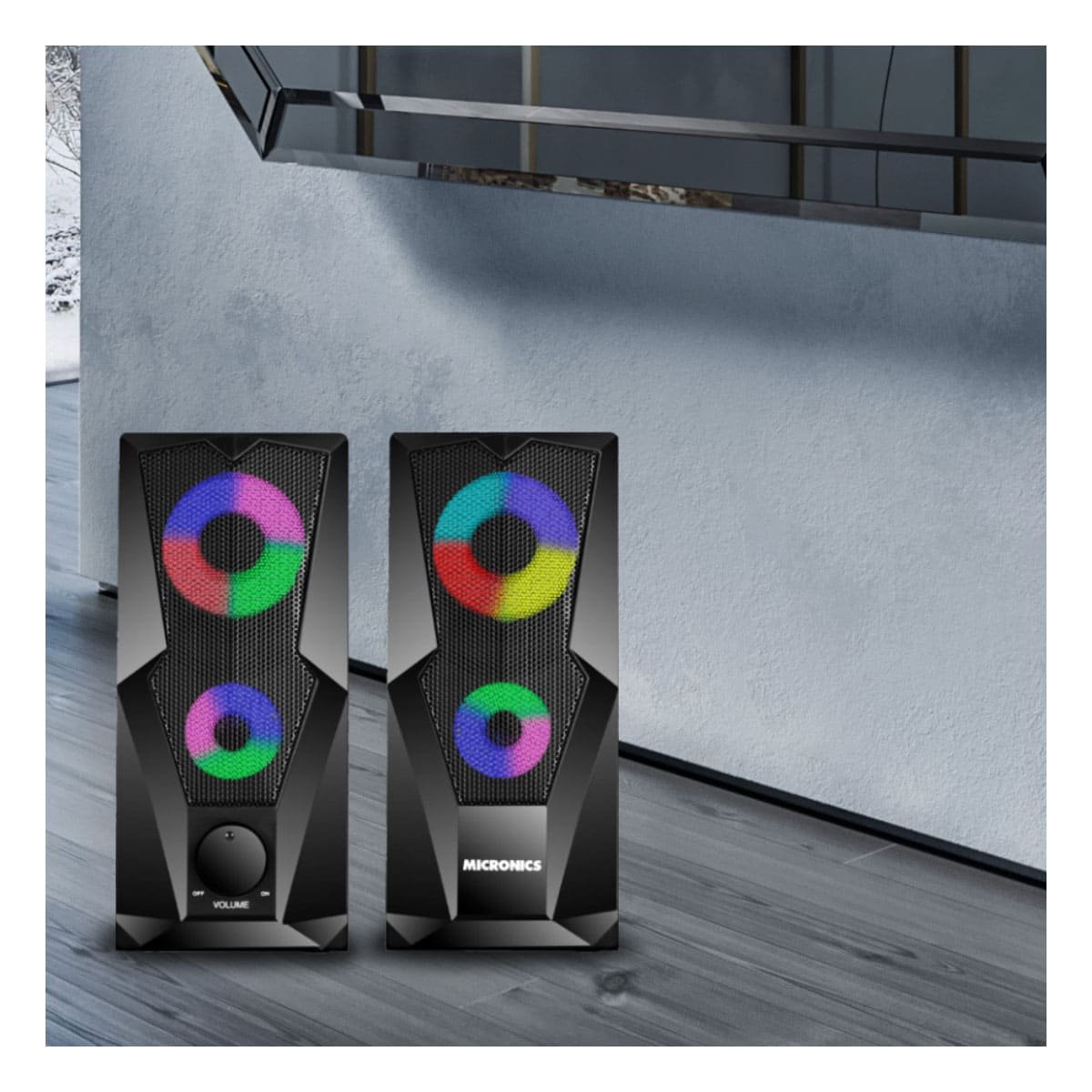 BOCINA PARA CASA NEGRO CON BLUETOOTH Y ENTRADA TARJETA MEMORIA Y+REGALO STICKER - 5