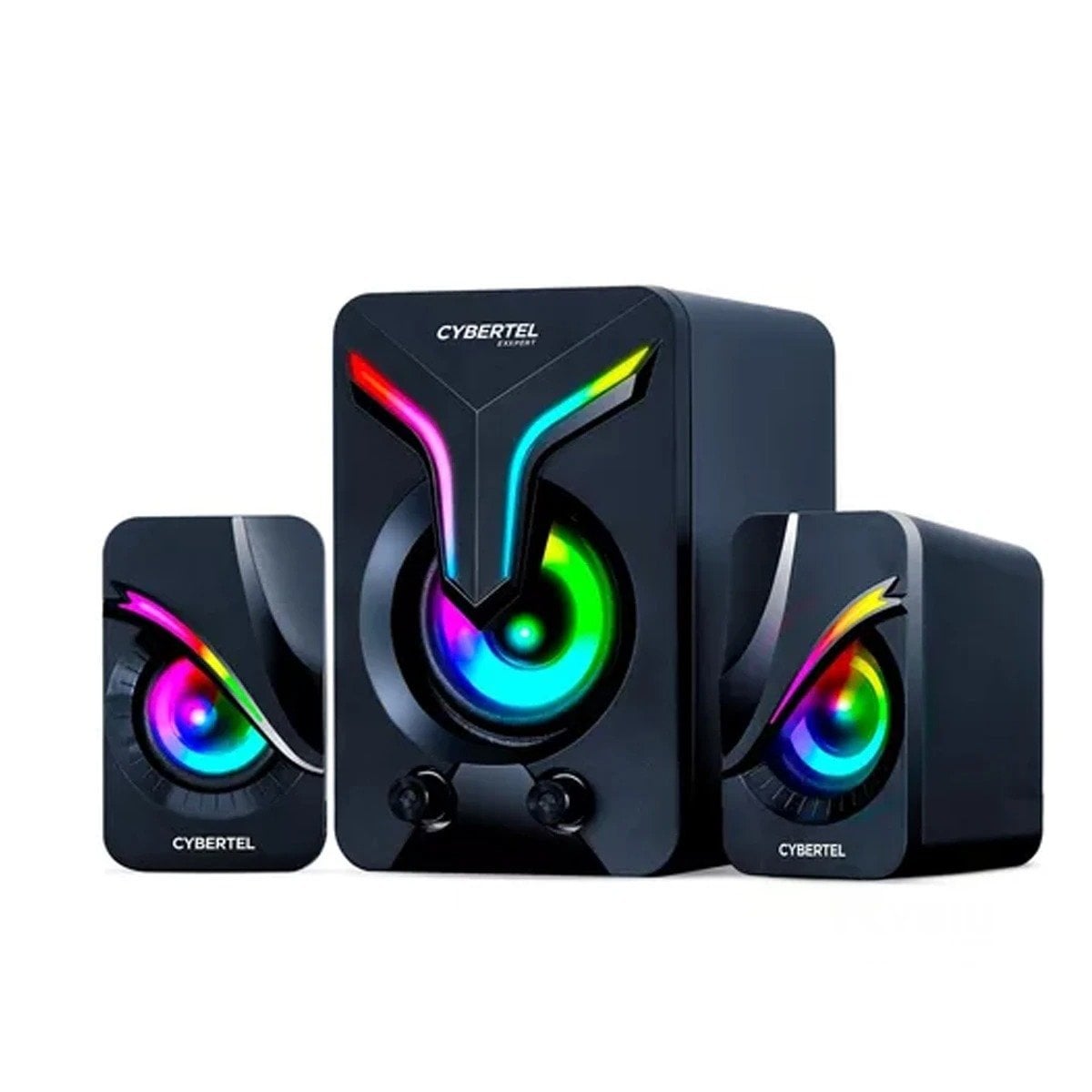 ALTAVOZ MODERNO DE PLASTICO NEGRO PARA UN AUDIO DE GRAN CALIDAD Y+PAPEL REGALO - 1