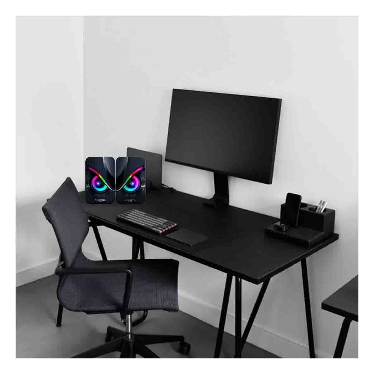 ALTAVOZ MODERNO DE PLASTICO NEGRO PARA UN AUDIO DE GRAN CALIDAD Y+PAPEL REGALO - 3