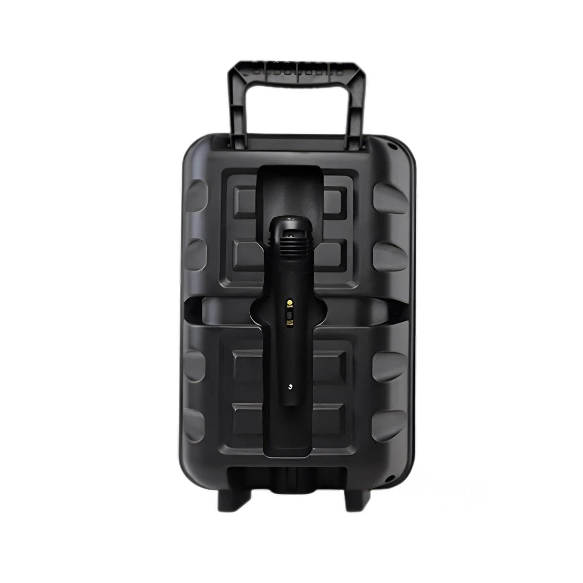 PACK4 ALTAVOZ DE PLASTICO DE 8 PULGADAS NEGRO CON MICROFONO DE GRAN ESTILO Y+PAPEL REGALO - 3