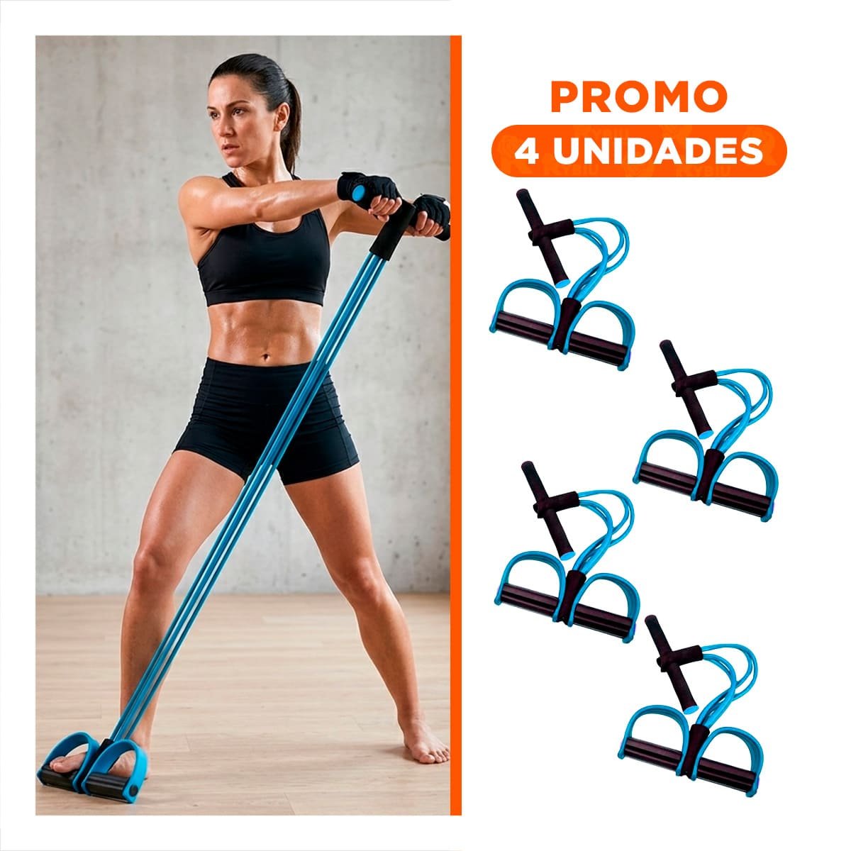 PACK4 CINTA PARA CASA CON PEDAL CELESTE Y NEGRO Y+REGALO STICKER - 1