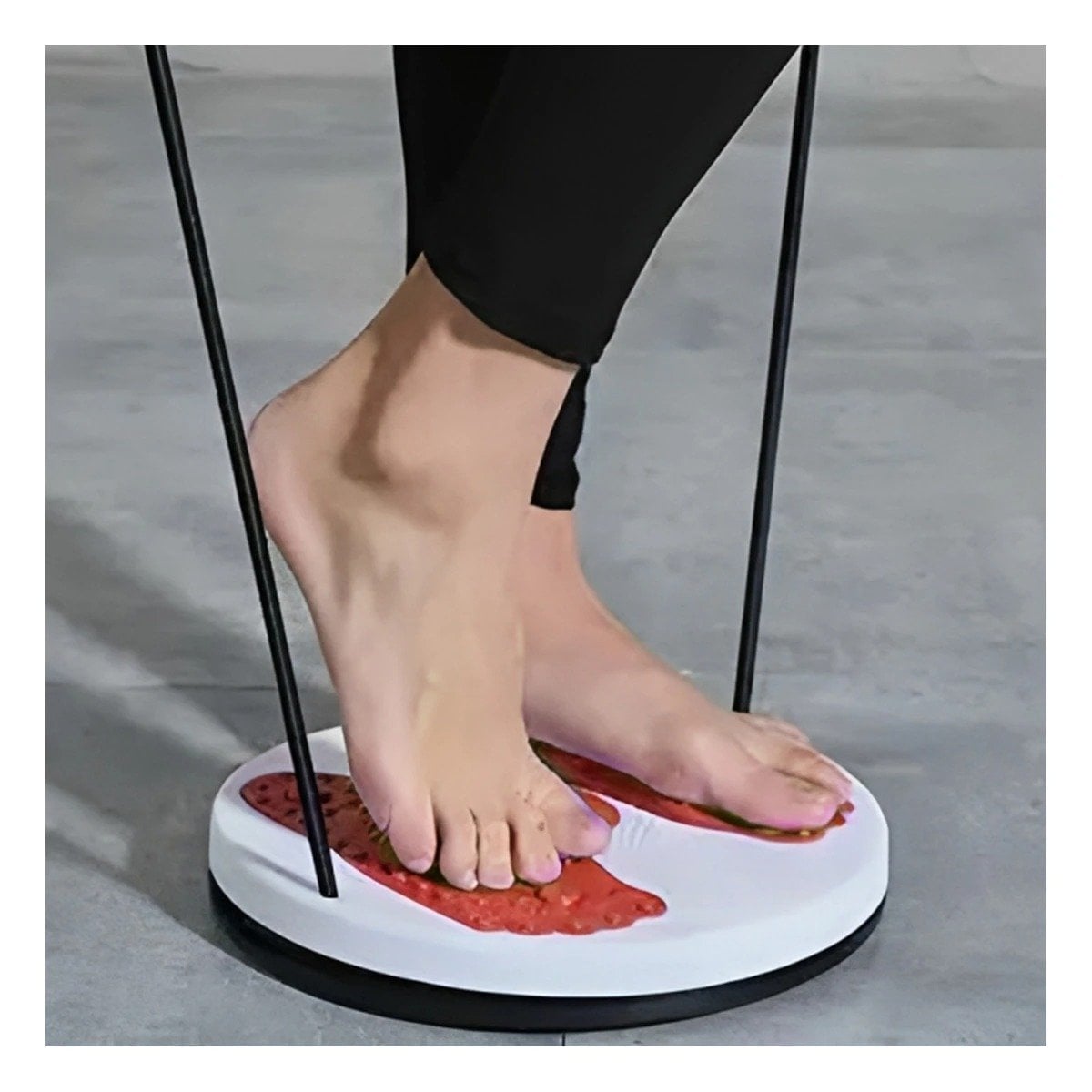 PACK4 BASE PARA CASA DE ABDOMEN CON LIGAS FIT ROJO Y+REGALO STICKER - 3