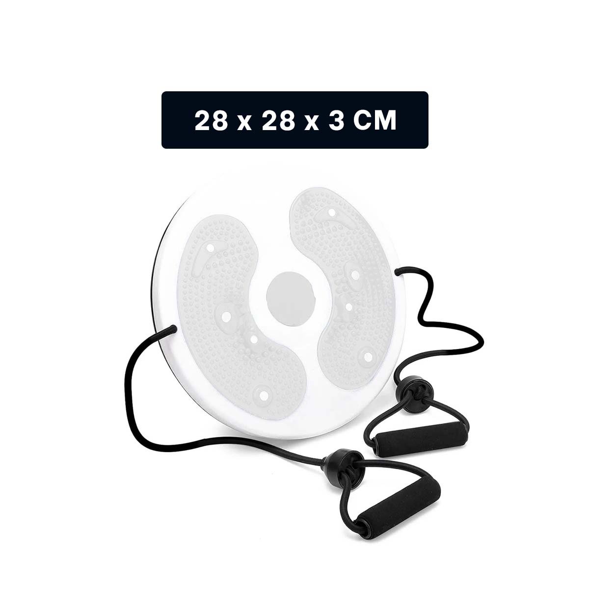 PACK6 TWISTER PARA CASA DE ABDOMEN CON LIGAS FIT BLANCO Y+PAPEL REGALO - 4