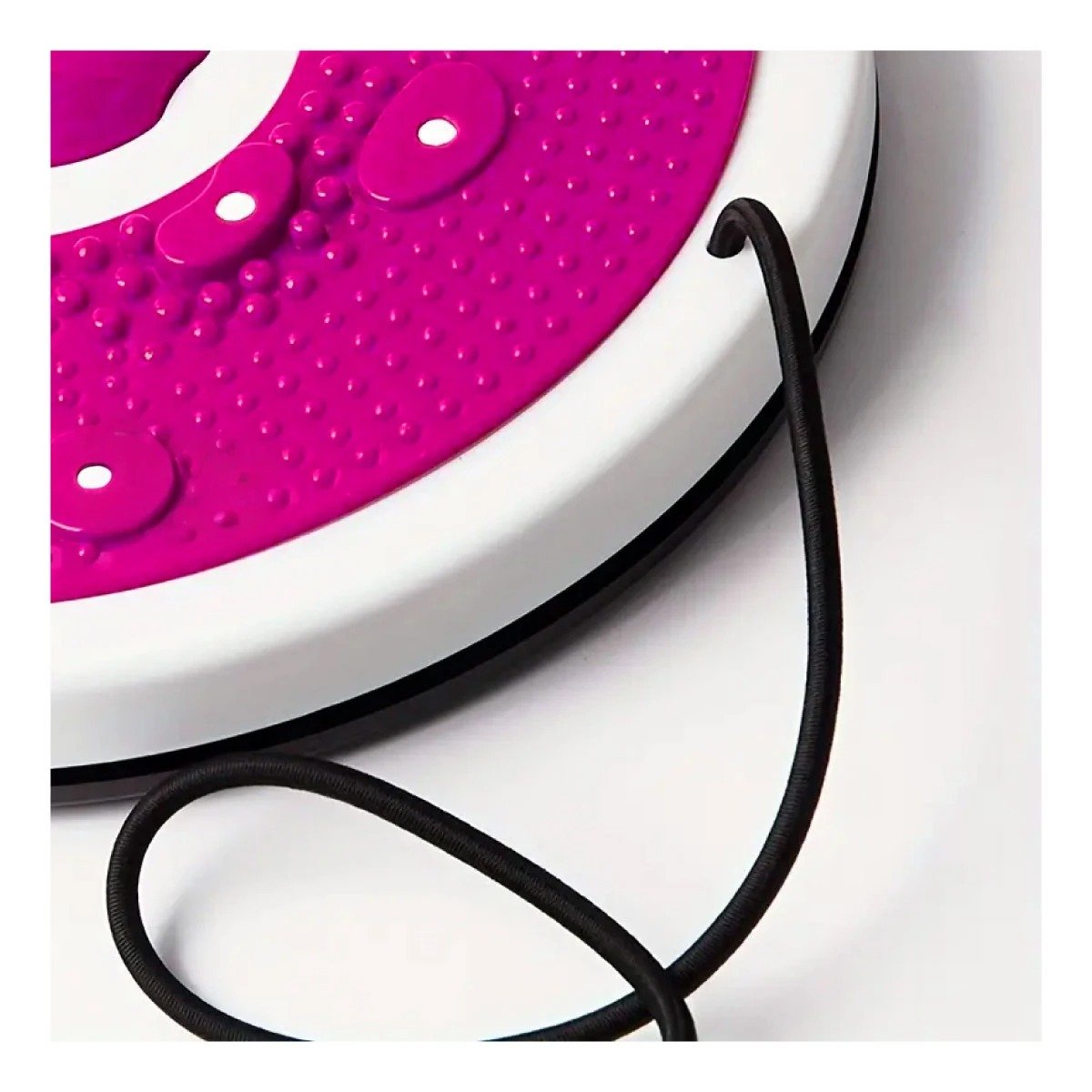 PACK6 DISCO FUNCIONAL DE ABDOMEN CON LIGAS FIT ROSADO Y+REGALO STICKER - 5