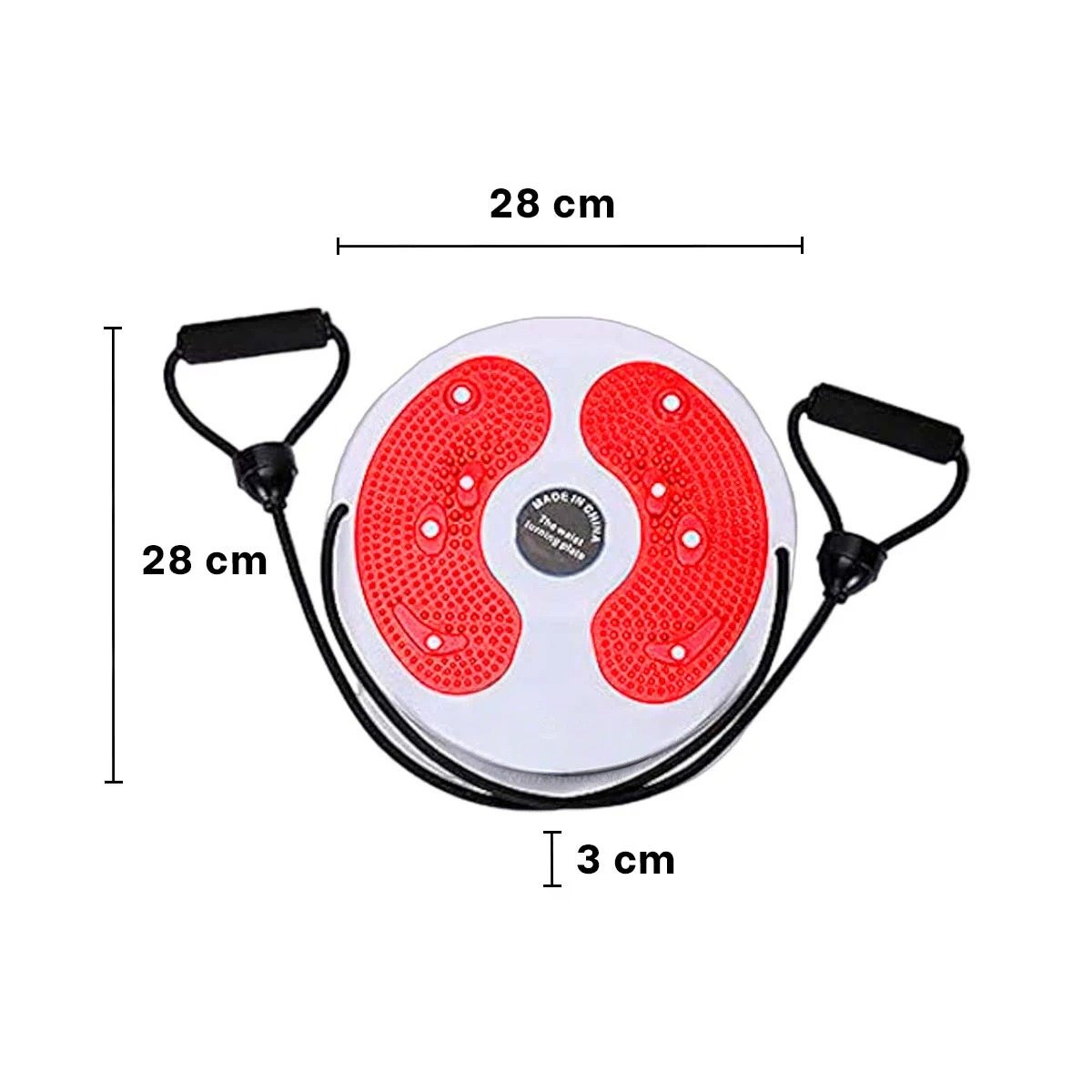 PACK12 PLATAFORMA FUNCIONAL DE ABDOMEN CON LIGAS FIT ROJO - 4