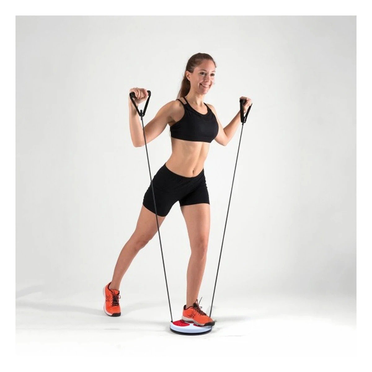 PACK6 TABLA PARA CASA DE ABDOMEN CON LIGAS FIT ROJO - 5