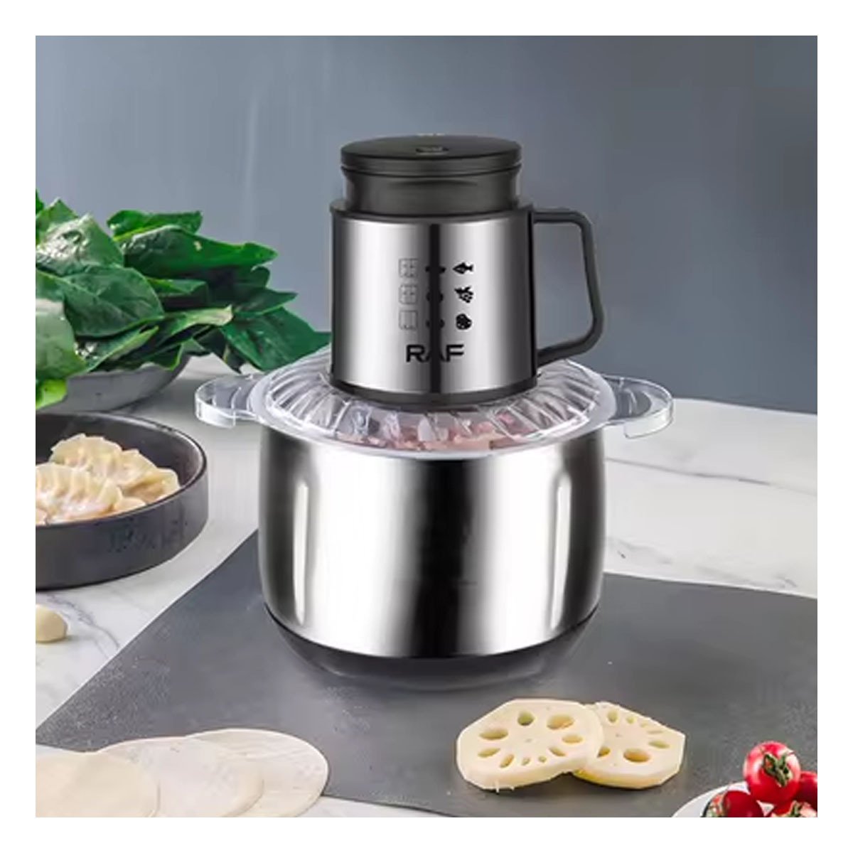 PACK2 SISTEMA DE PROCESADO RAF PICATODO POTENTE PARA COCINA - 5