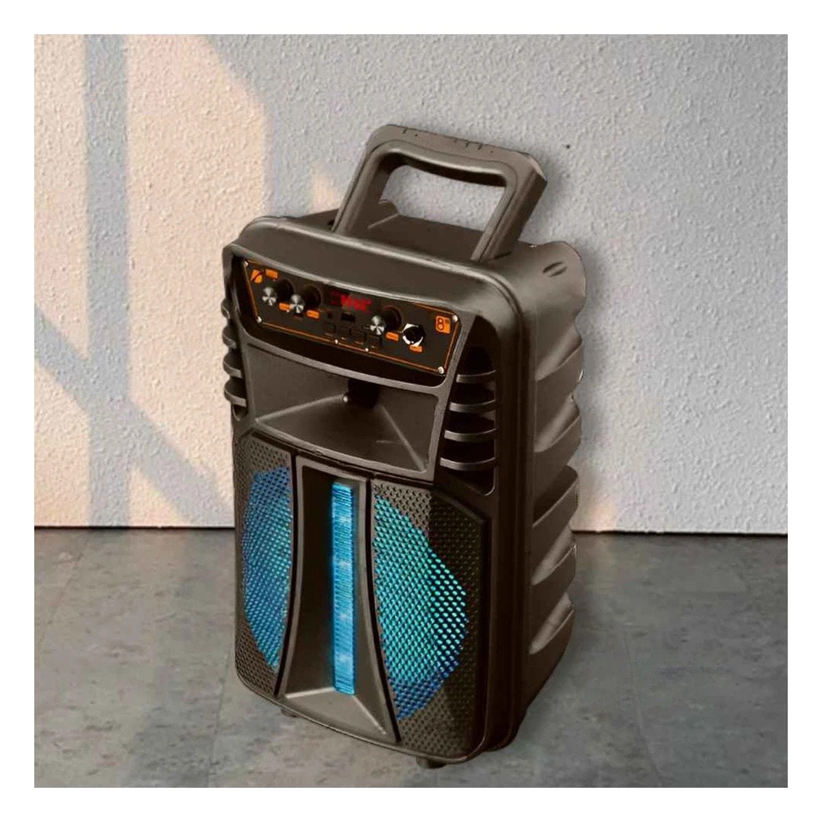 PACK2 EQUIPO CON MICROFONO DE 8 PULGADAS DE PLASTICO NEGRO DE SONIDO PURO Y+PAPEL REGALO - 4