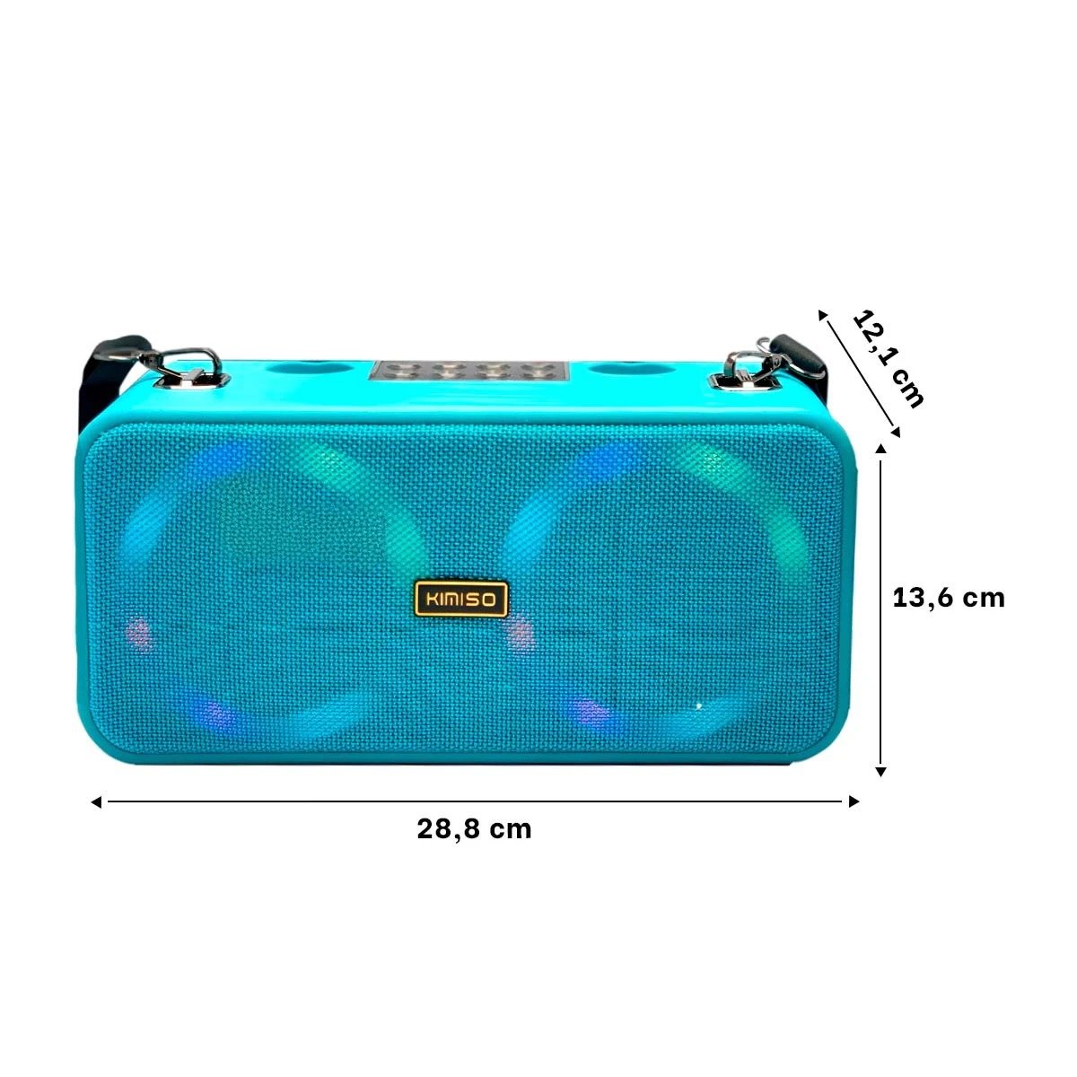 PACK2 SISTEMA DE TECNOLOGIA CELESTE DE PLASTICO CON CORREA Y MICROFONOS Y+PAPEL REGALO - 4