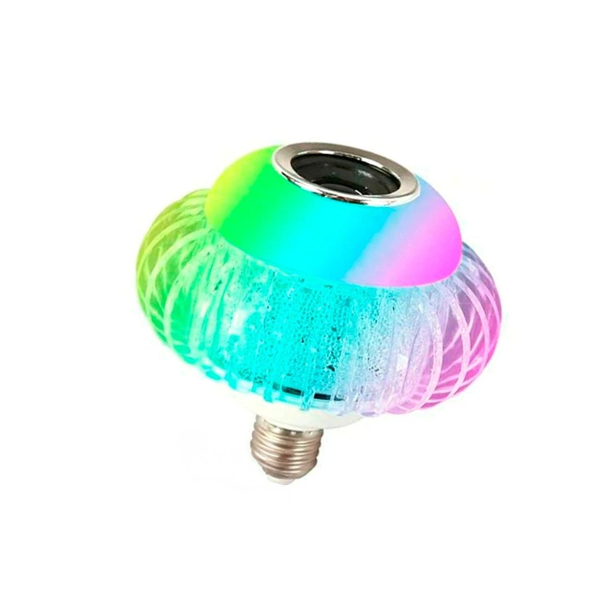 PACK4 LUZ LED BOCINA BLUETOOTH SMART MUSICAL PARA DORMITORIO Y AMBIENTE FESTIVO Y+PAPEL REGALO - 3