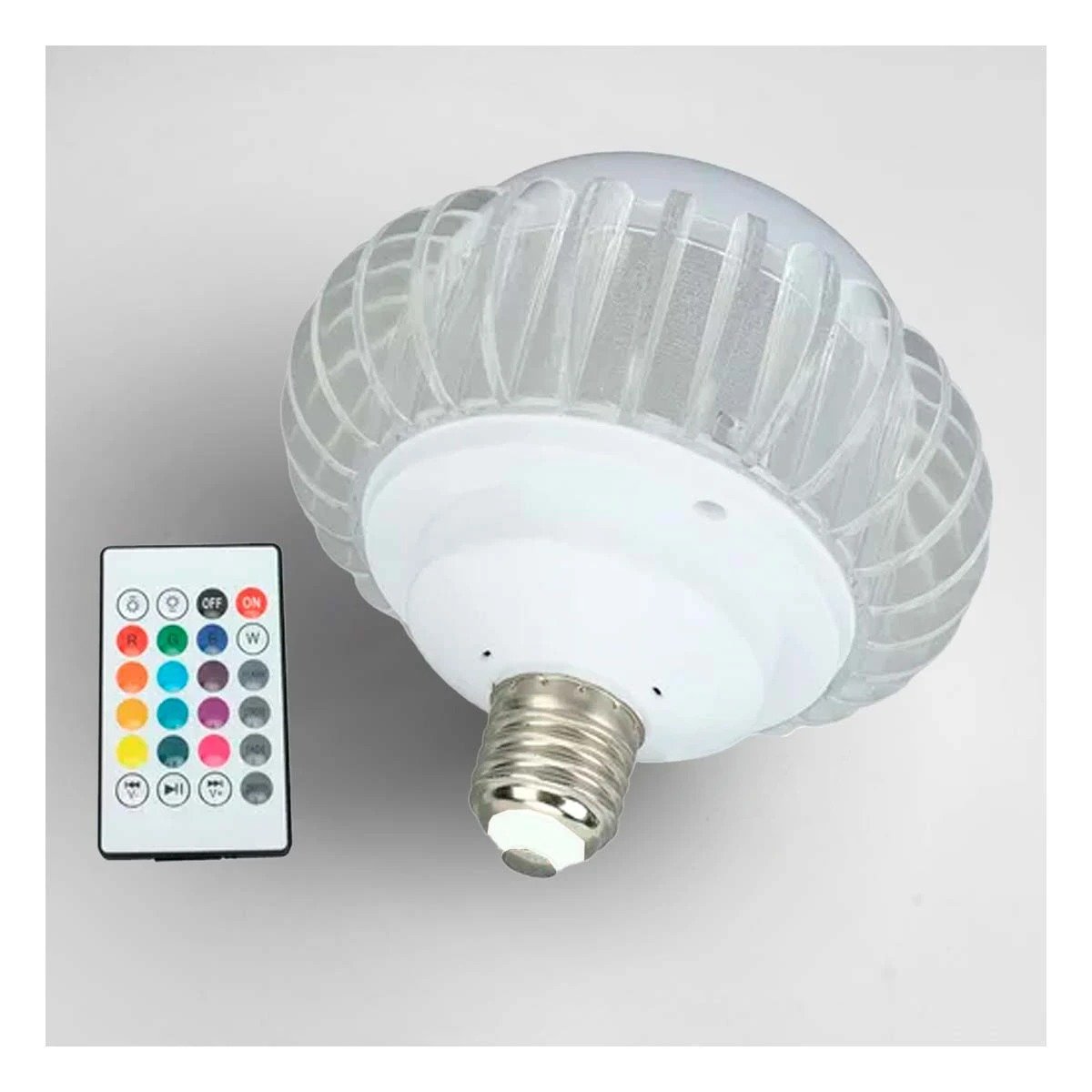 PACK6 LUZ LED BOCINA BLUETOOTH SMART MUSICAL PARA PATIO Y CASA CON LUCES LED Y+PAPEL REGALO - 2