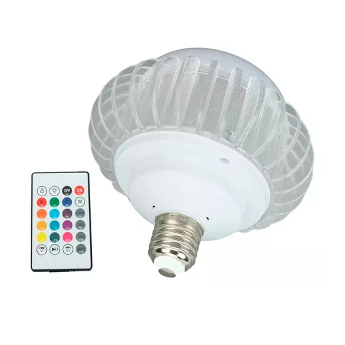 PACK6 BOMBILLA LED BOCINA BLUETOOTH SMART MUSICAL PARA SALON Y DORMITORIO Y+REGALO STICKER - 2