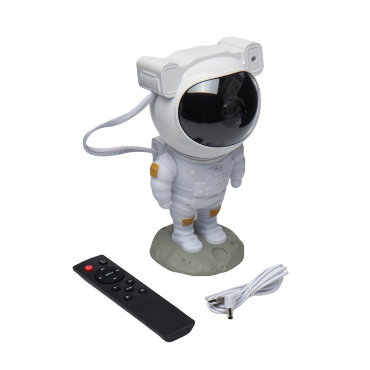 PACK4 LUZ PROYECTOR DE GALAXIAS BLANCO PARA PARED DE CASA ASTRONAUTA DE DE ABS Y+PAPEL REGALO - 2