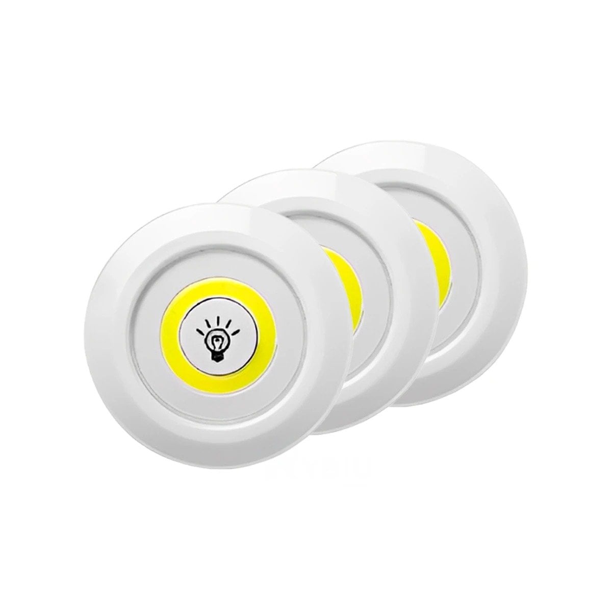 PACK2 JUEGO DE LUCES LED DE 3 CON CONTROL INALAMBRICO BLANCO PARA FIESTA Y+REGALO STICKER - 2