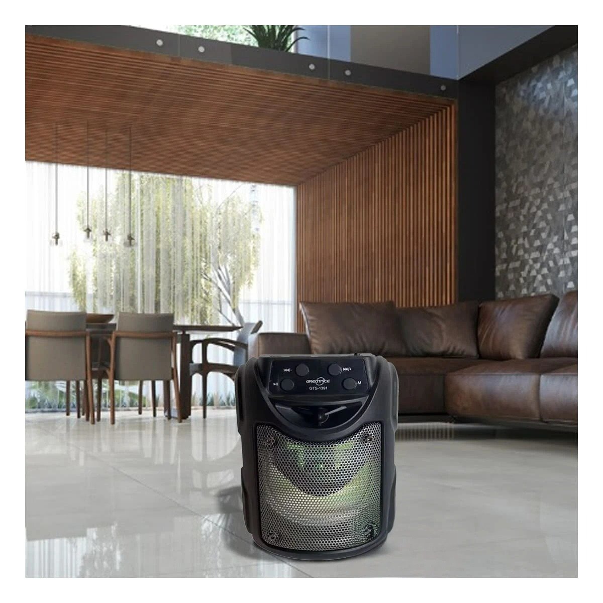 PACK6 ALTAVOZ MODERNO 4' CON AUDIO NÍTIDO Y FUNCIÓN PORTATIL Y+PAPEL REGALO - 2