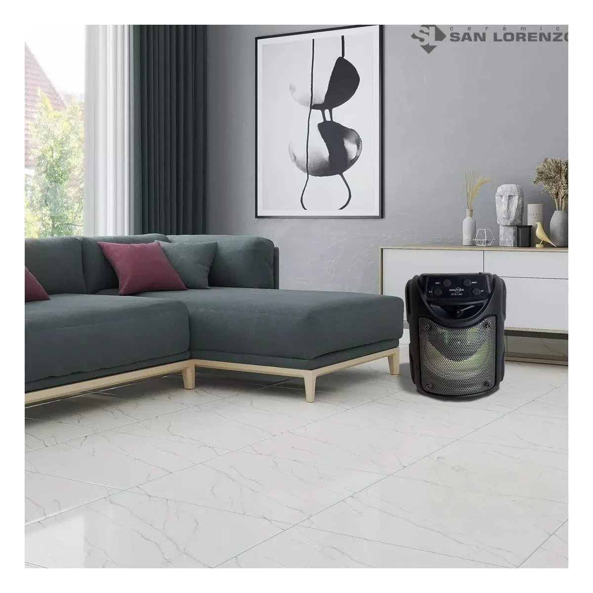 PACK6 ALTAVOZ MODERNO 4' CON AUDIO NÍTIDO Y FUNCIÓN PORTATIL Y+PAPEL REGALO - 5