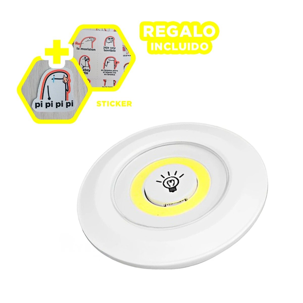 PACK6 SET DE LUCES LED DE 3 CON CONTROL INALAMBRICO COLOR BLANCO PARA FIESTA Y HOGAR - 5