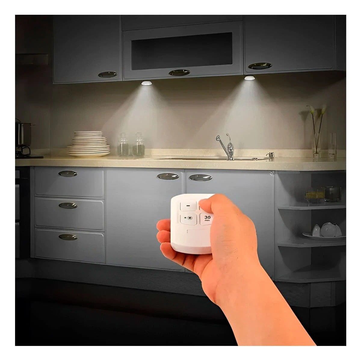 JUEGO DE LUCES LED DE 3 COLOR BLANCO CON CONTROL INALAMBRICO PARA HOGAR Y+LIGAS REGALO - 1
