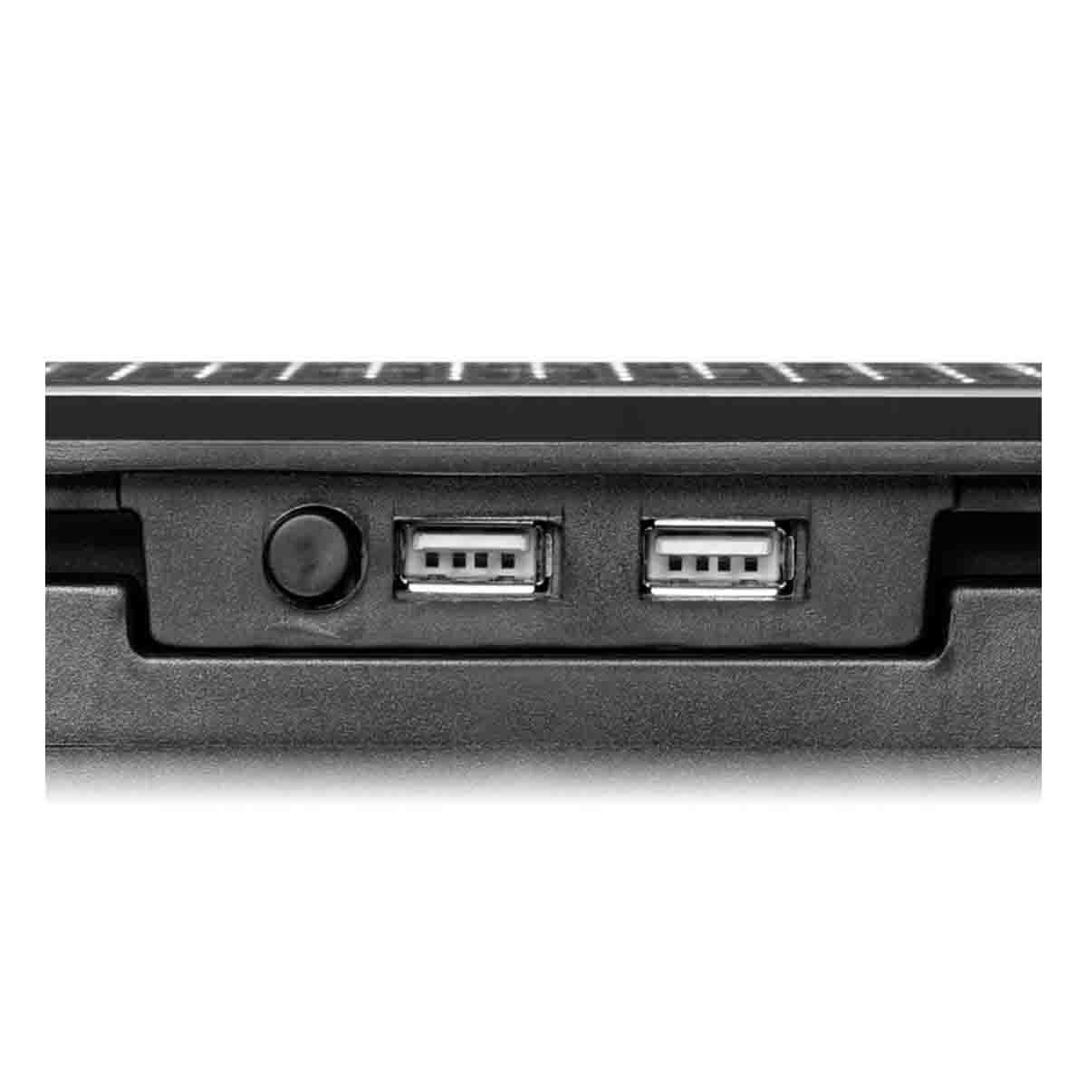 VENTILADOR BOREAL NEGRO PARA COMPUTADORA CON SOPORTE DE ANGULO FIJO Y+LIGAS REGALO - 3