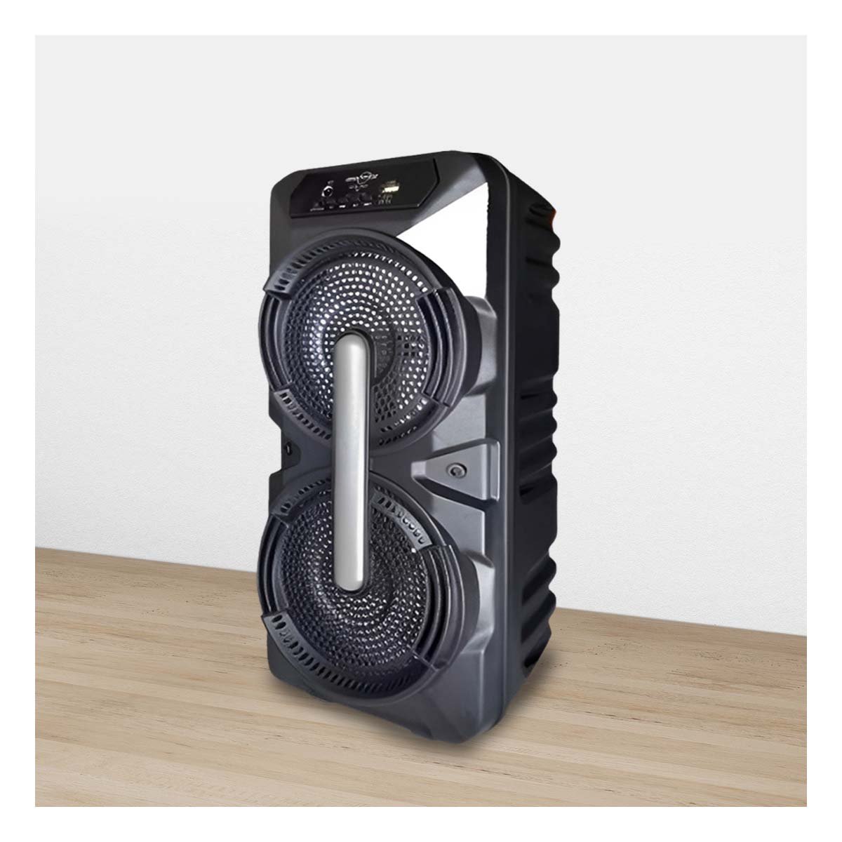 PACK2 ALTAVOZ INALAMBRICO NEGRO 8 PULGADAS CON MICROFONO Y SONIDO NITIDO - 5