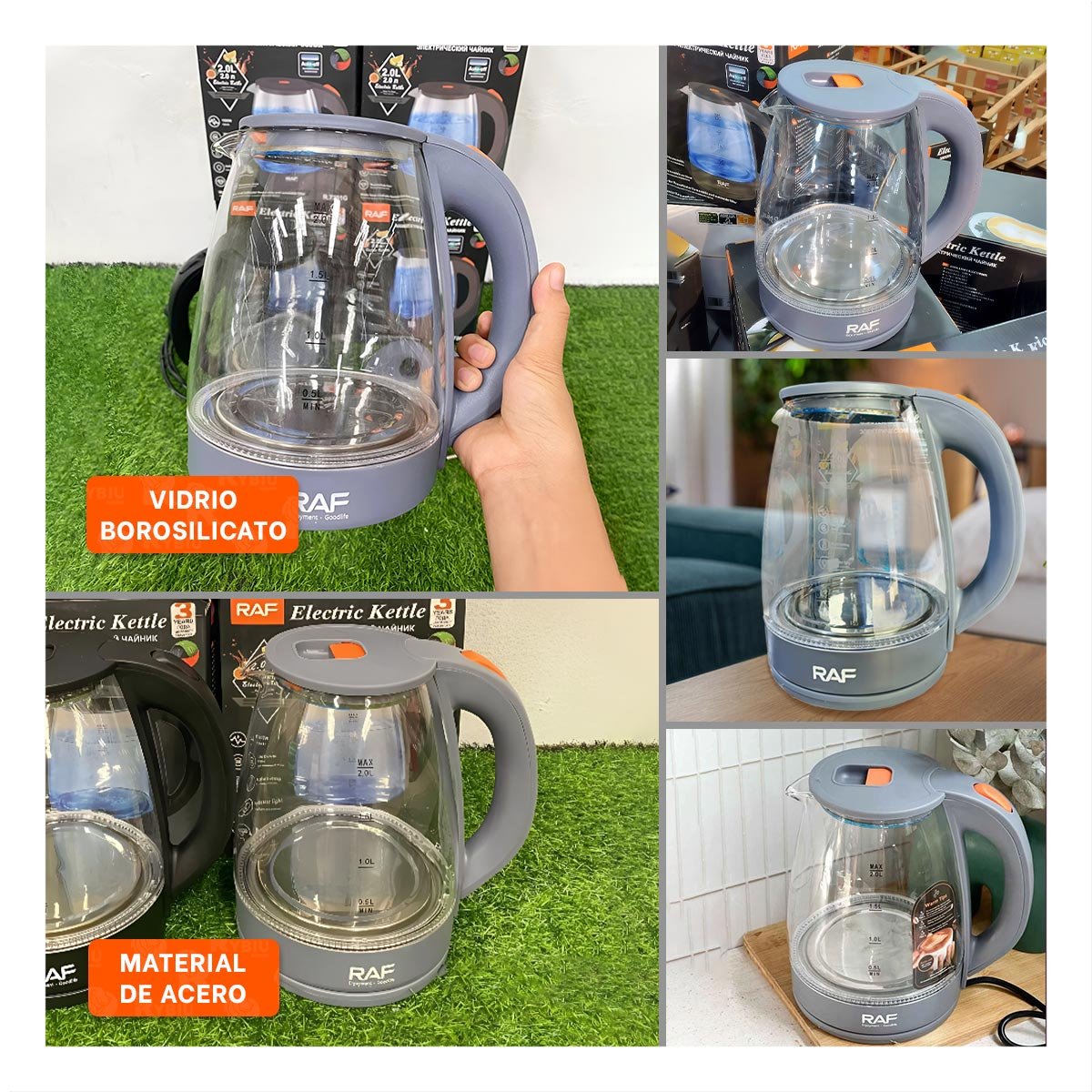 APARATO 500ML VERDE TURCO DE ACERO INOXIDABLE Y PLASTICO PARA DISFRUTAR Y+POST IT - 5