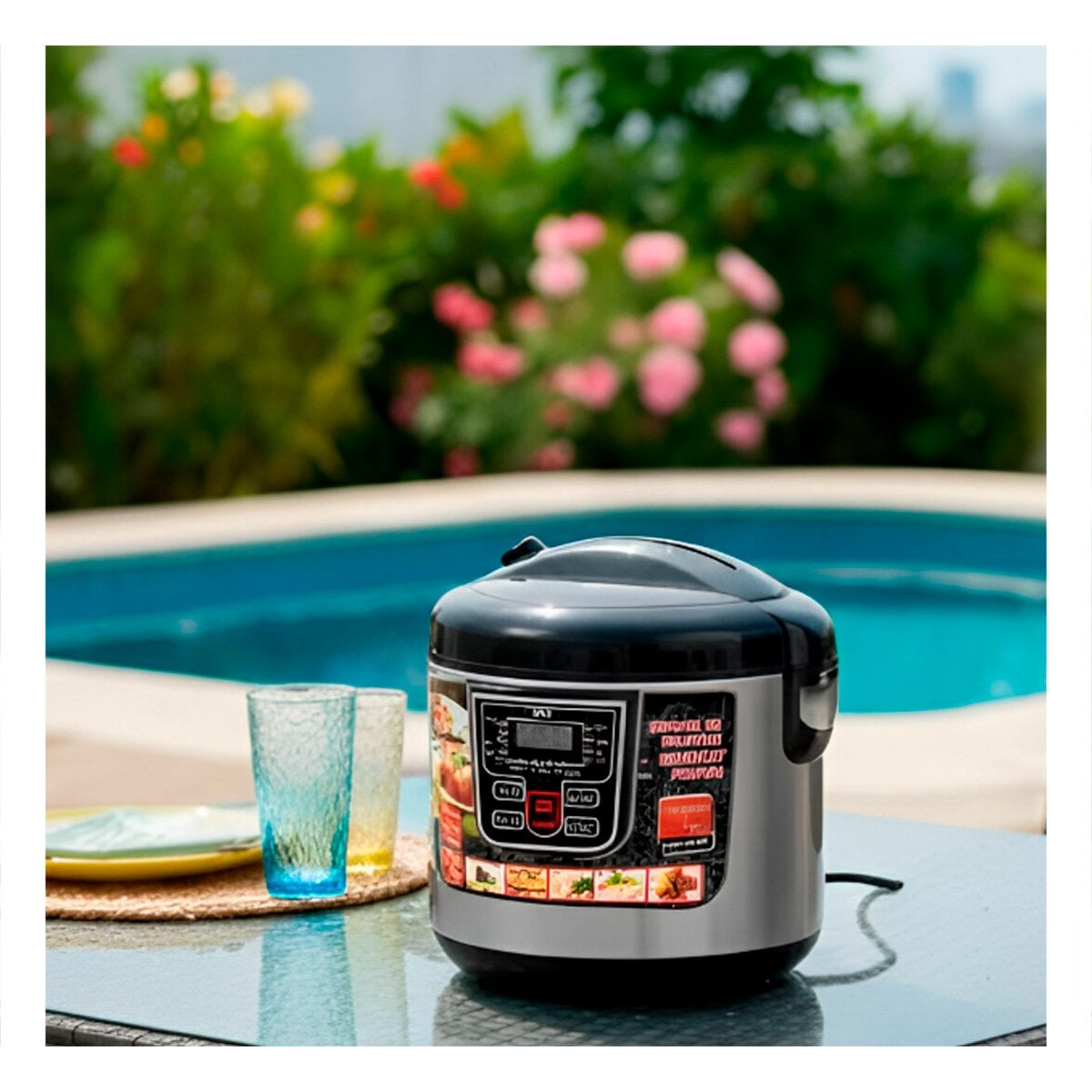 PACK2 ROBOT MULTIFUNCION DE COCINA 5L CON 12 FUNCIONES DE COLOR PLOMO Y NEGRO - 3