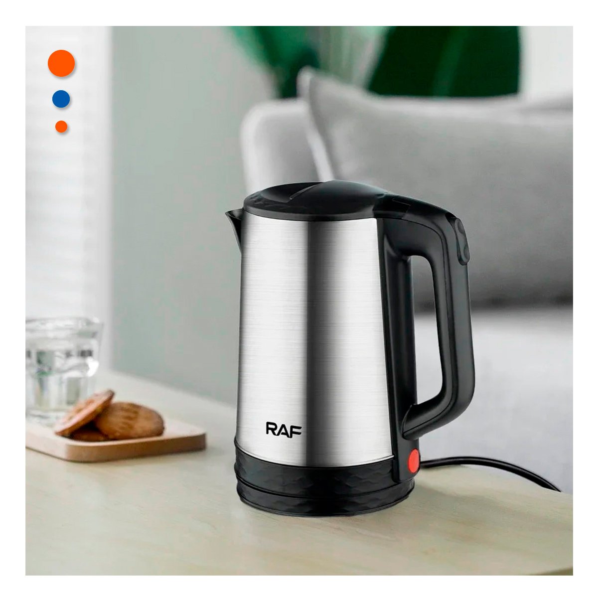 MAQUINA TURCA DE PLASTICO Y ACERO INOXIDABLE 500ML VERDE PARA COMPARTIR Y+LIGAS REGALO - 2
