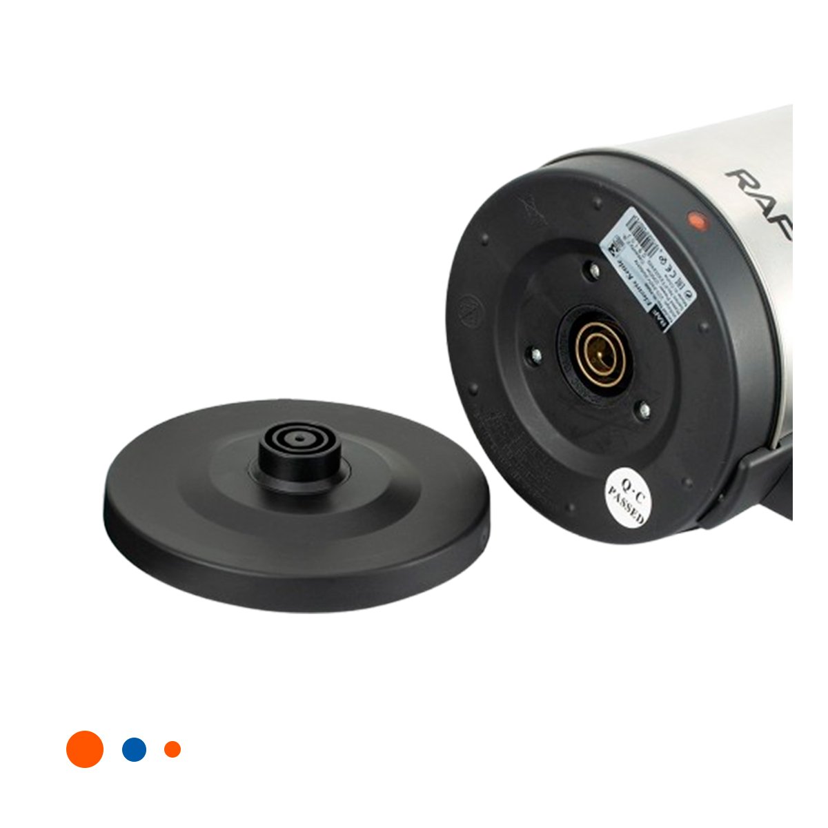 MAQUINA TURCA DE PLASTICO Y ACERO INOXIDABLE 500ML VERDE PARA COMPARTIR Y+LIGAS REGALO - 3
